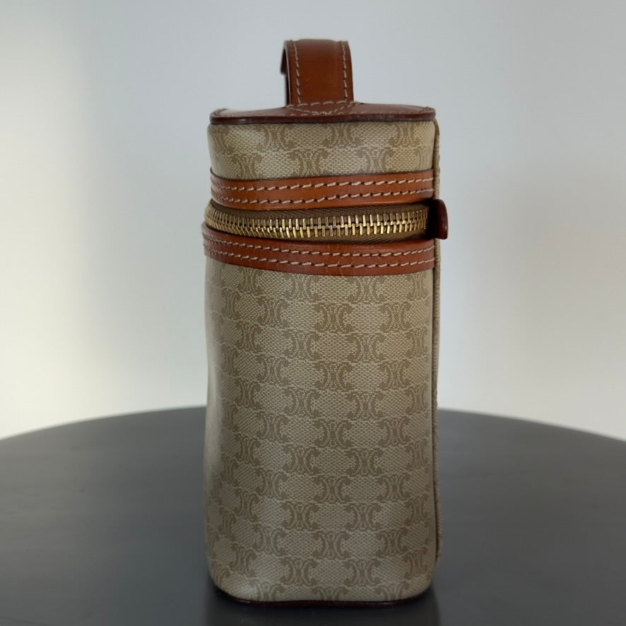 Celine Macadam Canvas Vanity Case -  Replica Handbags 