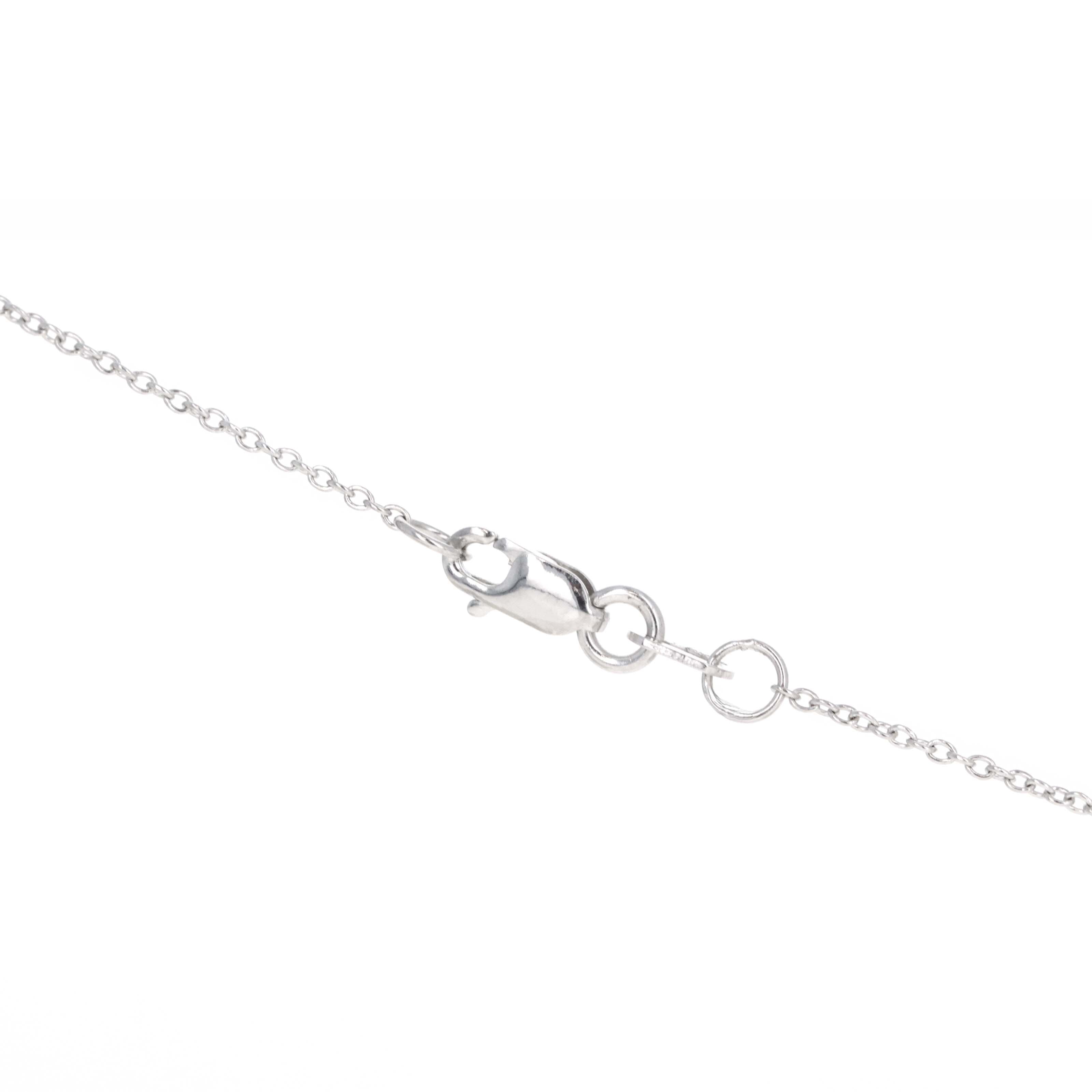 14K White Gold Diamond Mom Pendant Necklace -  Replica Handbags 