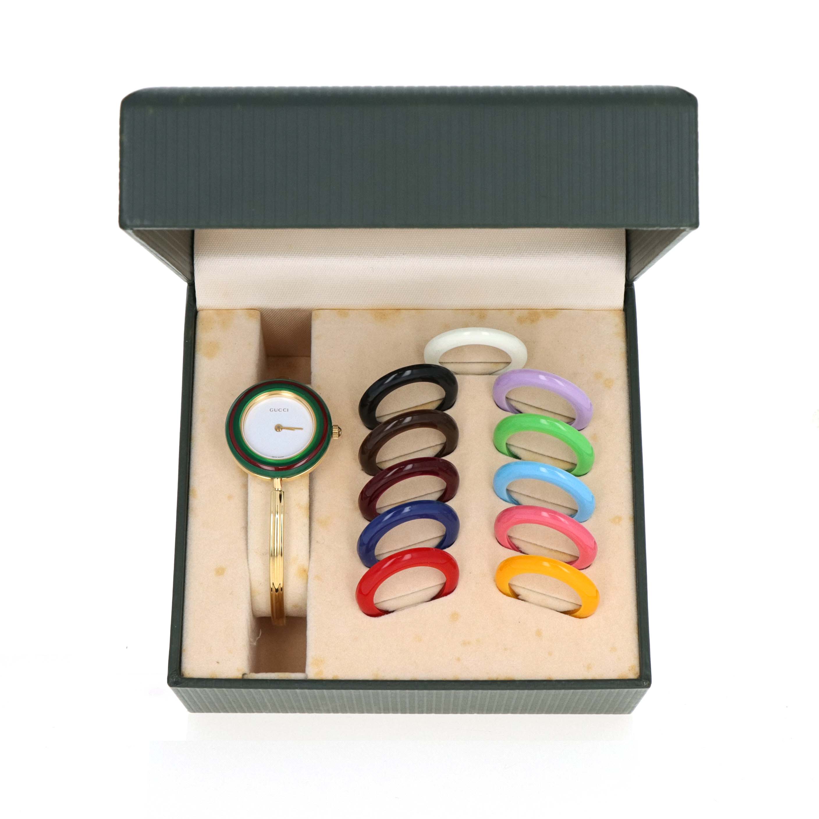 Vintage Gucci Interchangeable Bezel Watch - Replica Handbags
