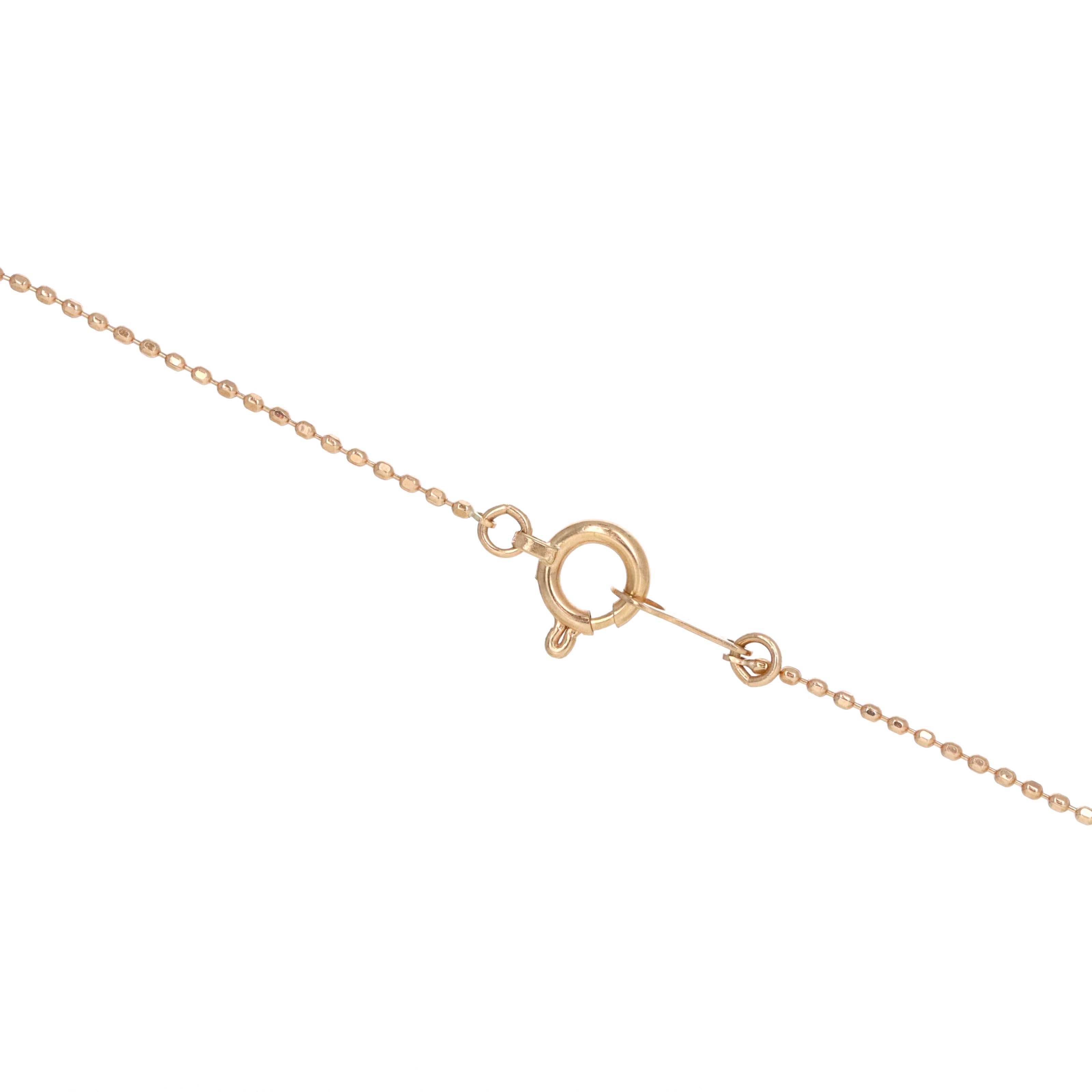 18K Rose Gold Floating Pearl Necklace - Replica Handbags
