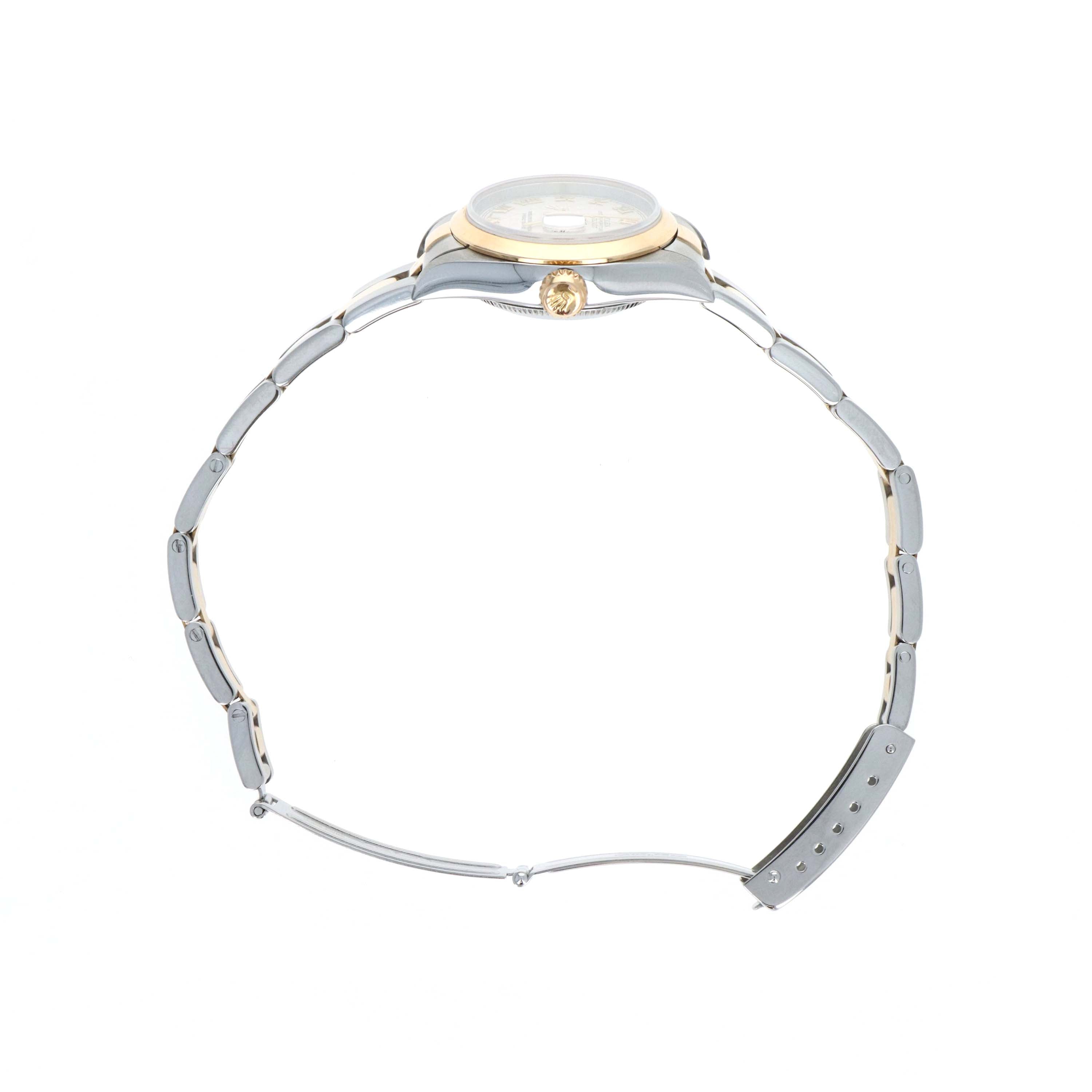 Rolex Datejust 26MM Two Tone 79163 Ivory Pyramid Roman Numeral Dial - Replica Handbags