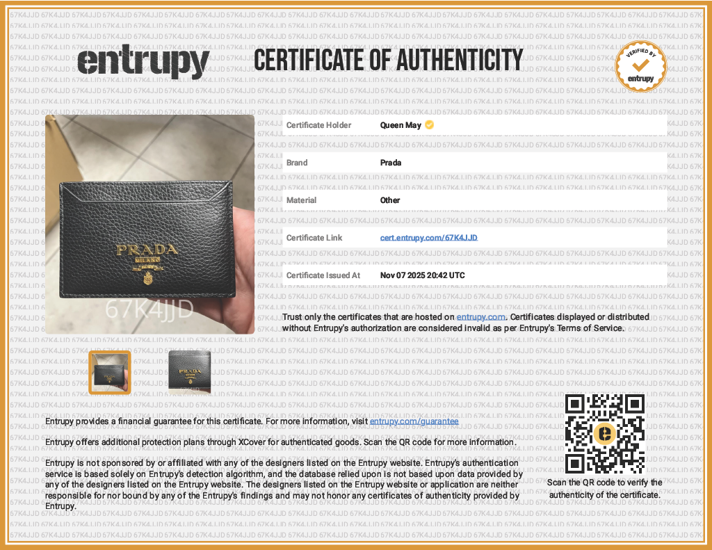 Prada Saffiano Leather Card Holder -  Replica Handbags 