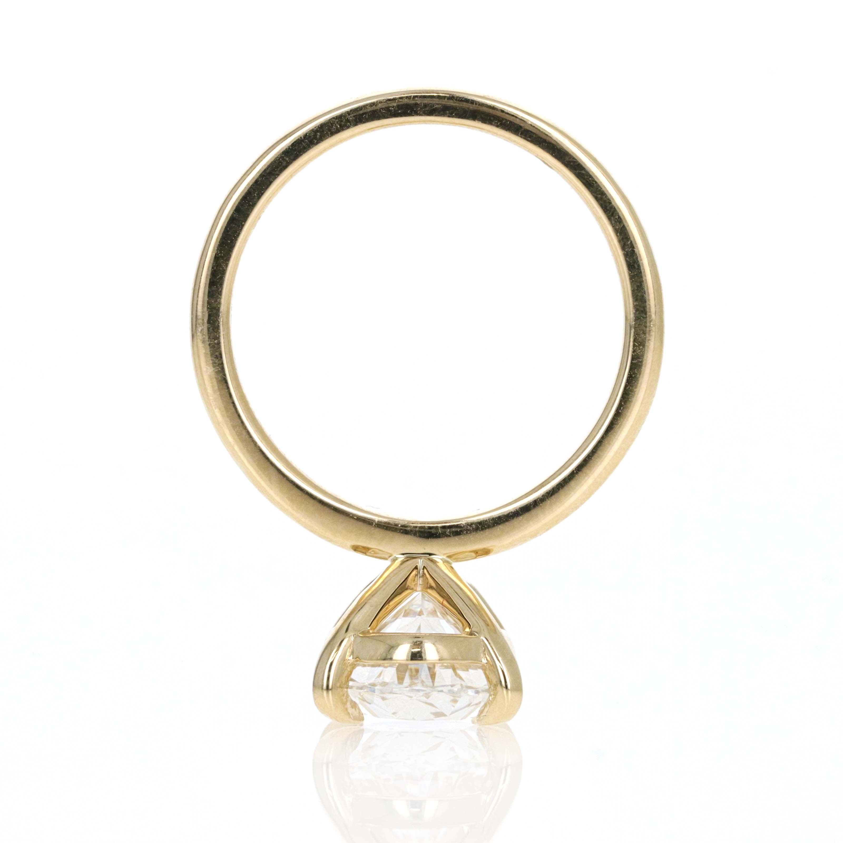 Lab Grown Oval Diamond Solitaire Engagement Ring -  Replica Handbags 