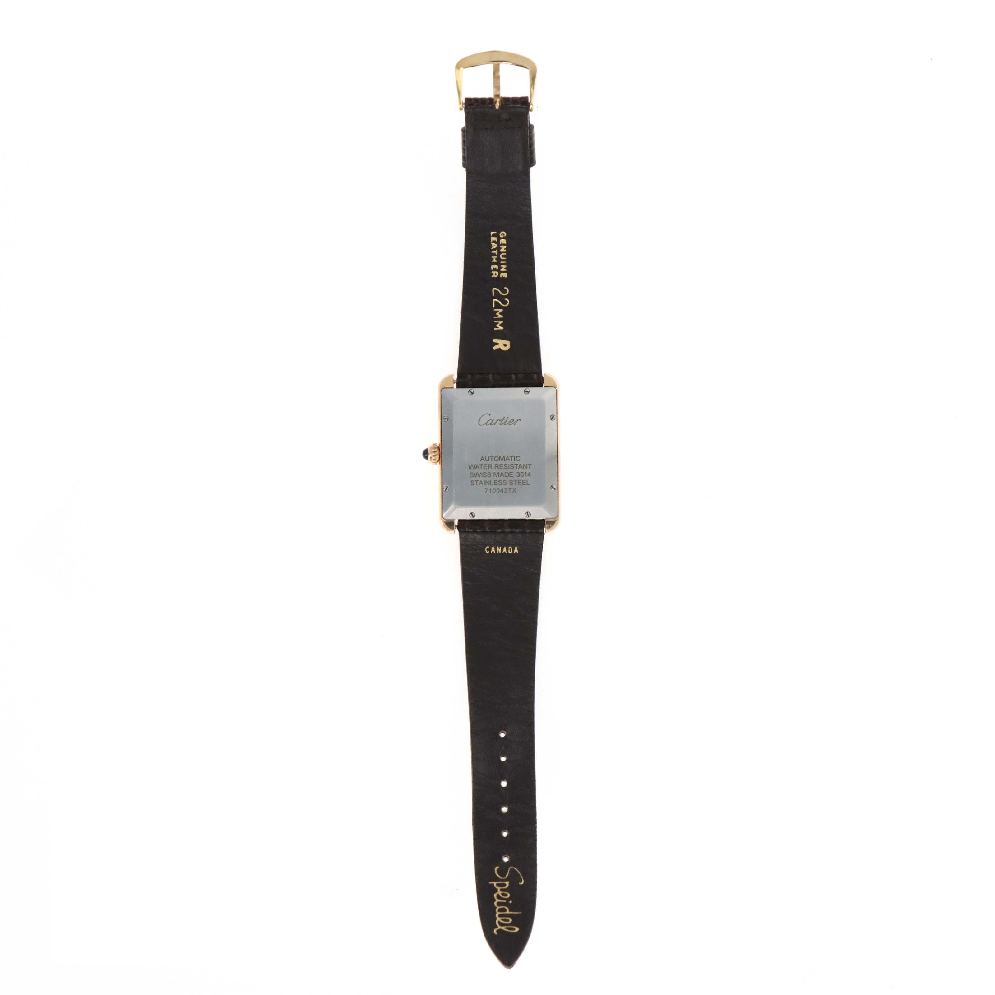 Cartier Tank Solo XL 18K Rose Gold Reference W5200026 Automatic - Replica Handbags