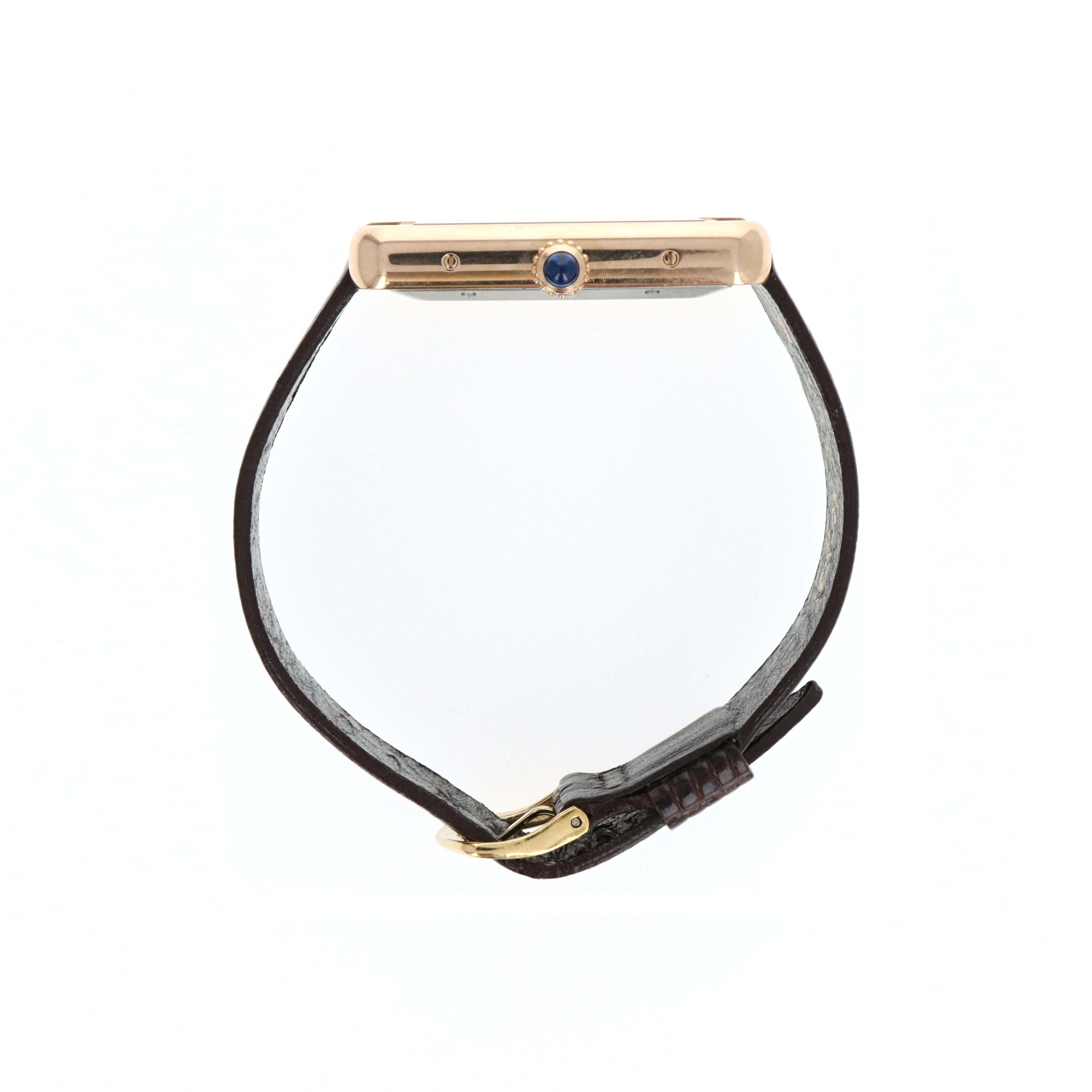 Cartier Tank Solo XL 18K Rose Gold Reference W5200026 Automatic - Replica Handbags