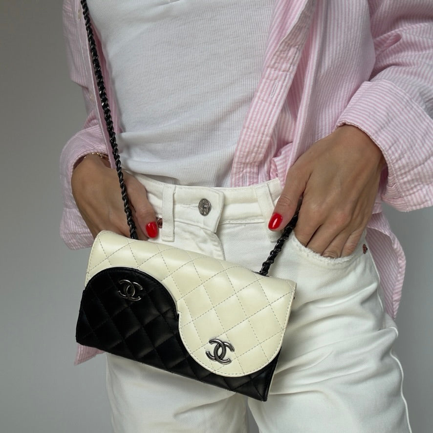 Rare Chanel Yin Yang Mini Flap Bag Circa 2016 WOC Wallet On Chain - Replica Handbags