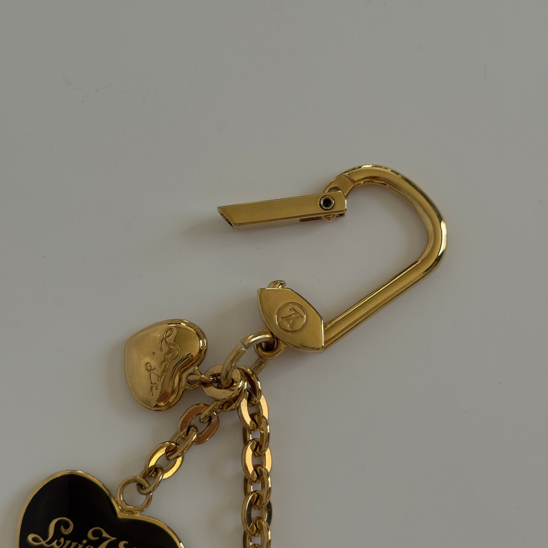 Louis Vuitton Pomme D'Amour Rayures Coeur Heart Bag Charm