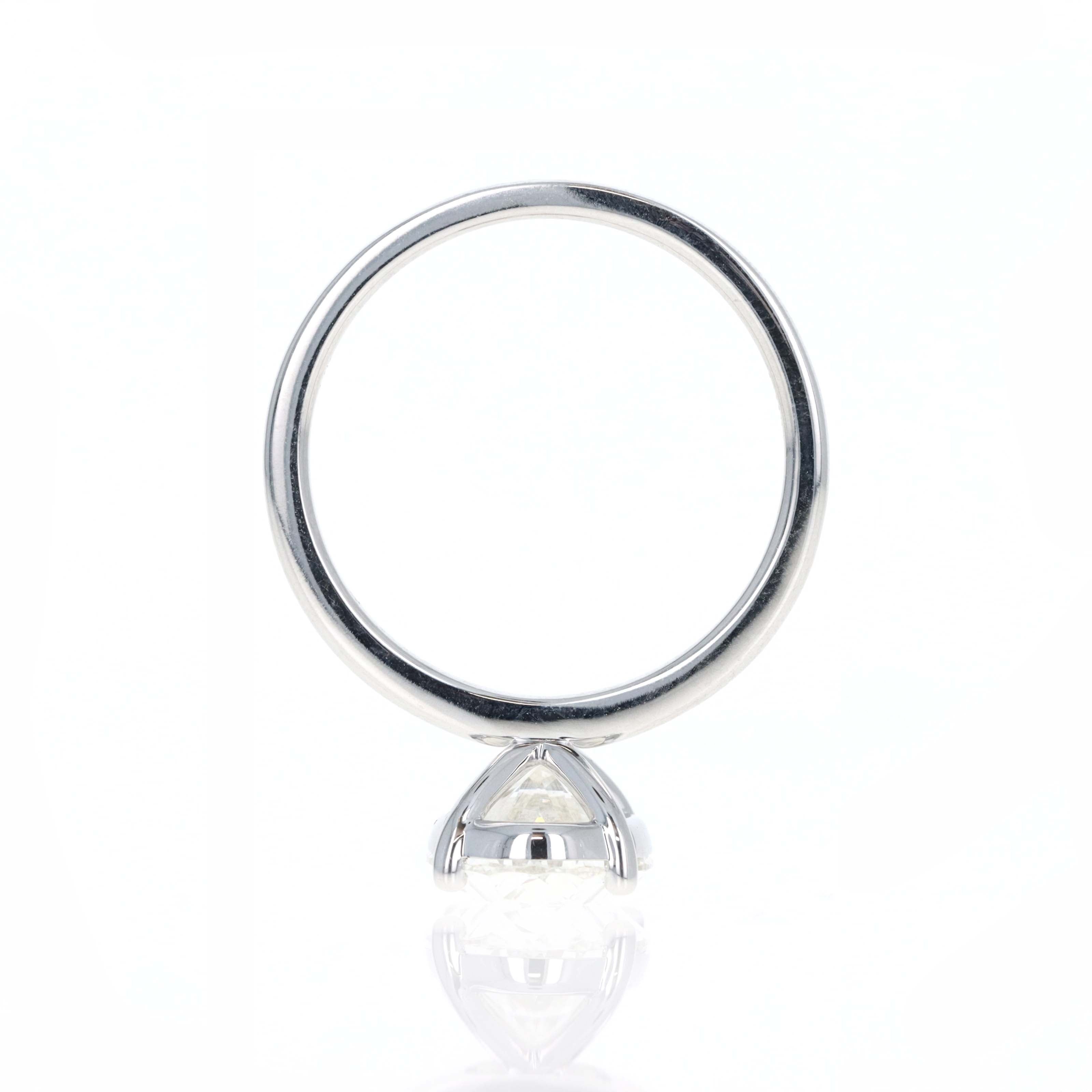 Lab Grown 3 Carat Oval Diamond Solitaire Engagement Ring - Replica Handbags