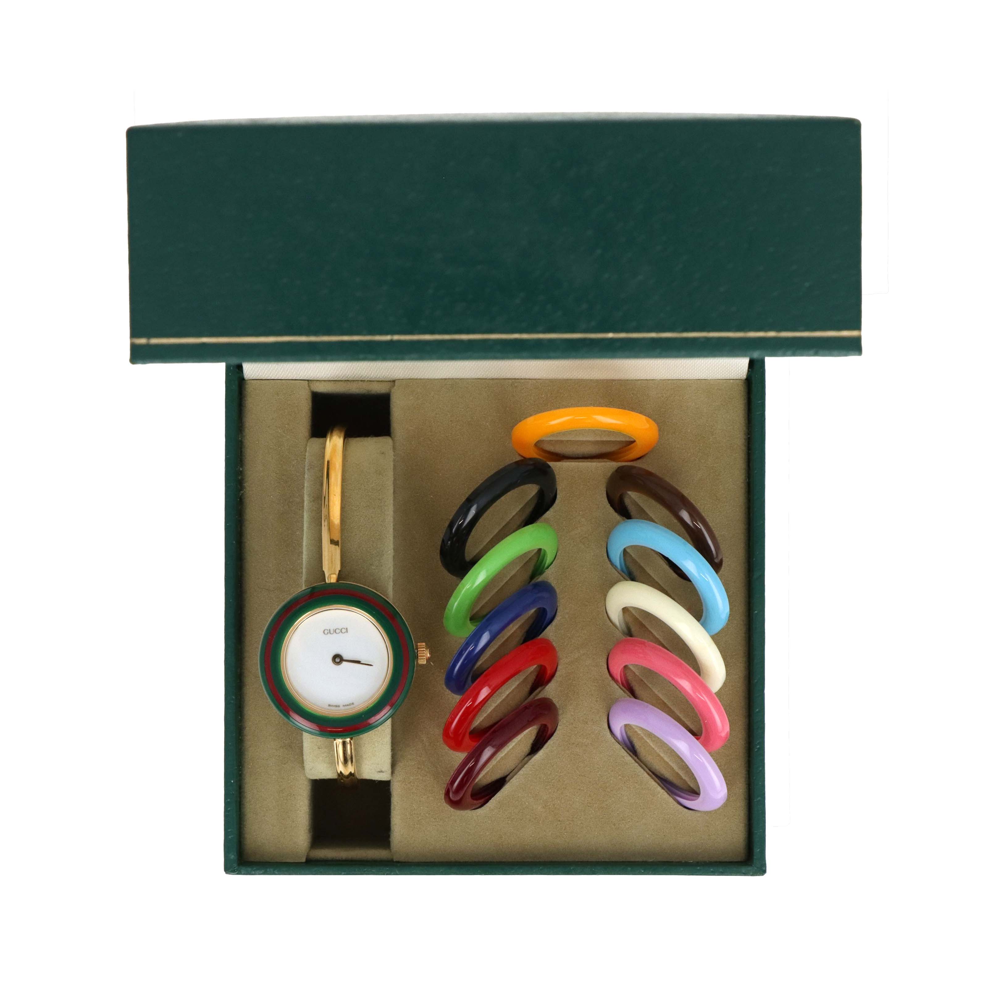 Vintage Gucci Interchangeable Bezel Watch