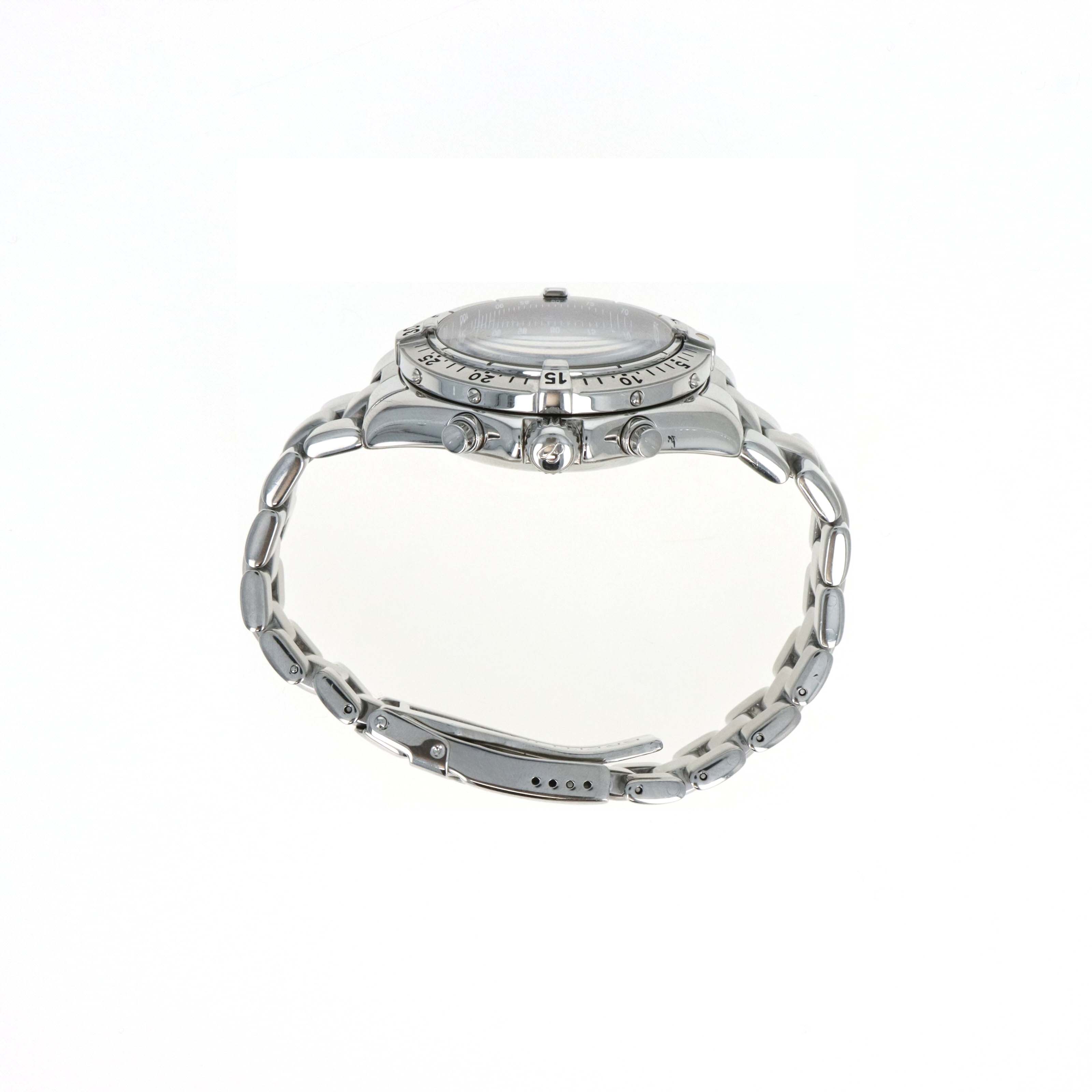 Breitling Colt Chronograph Automatic 41MM Black Dial Chronograph Reference A13035.1 With Papers -  Replica Handbags 