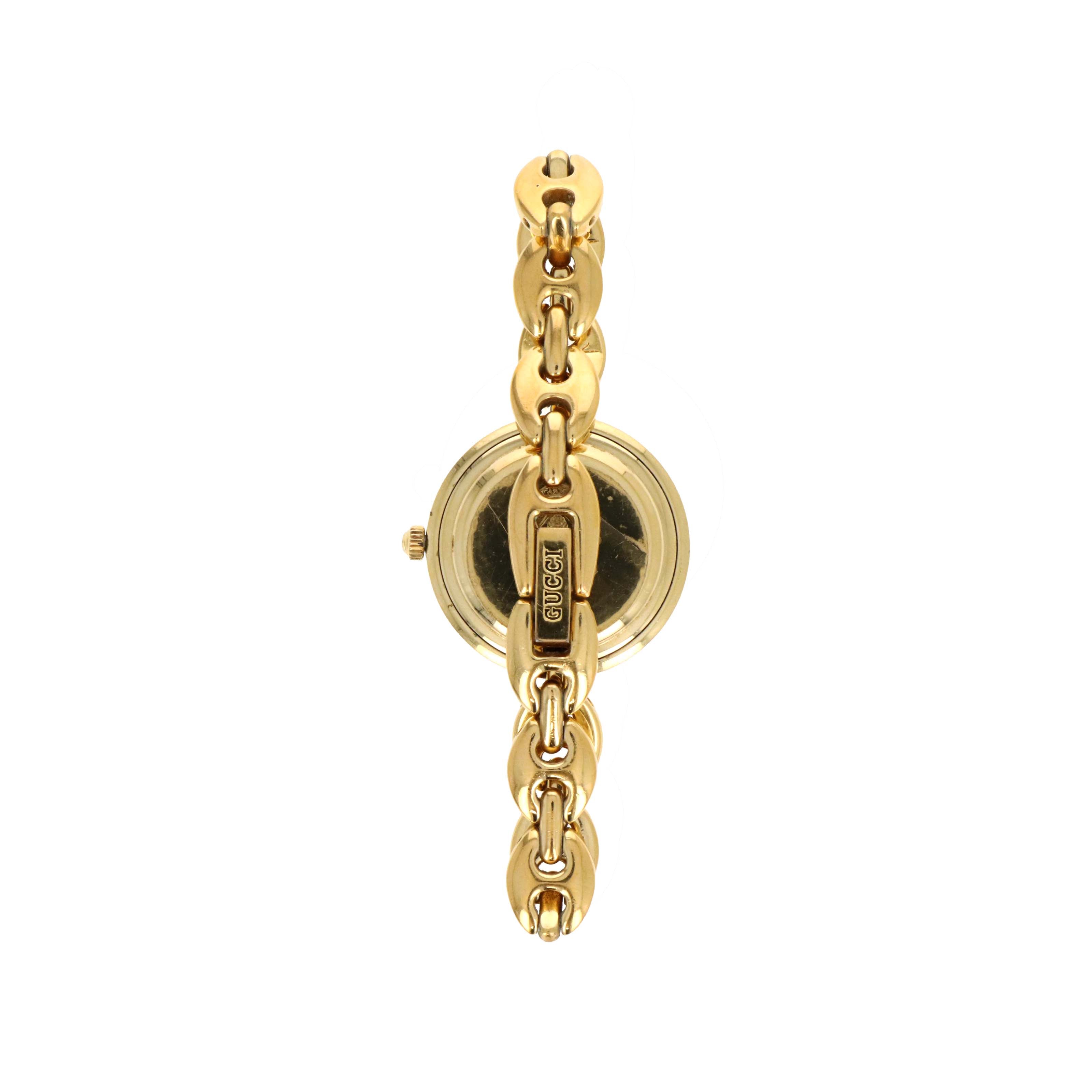Vintage Small Size Gucci Interchangeable Bezel Watch Gucci Link Bracelet