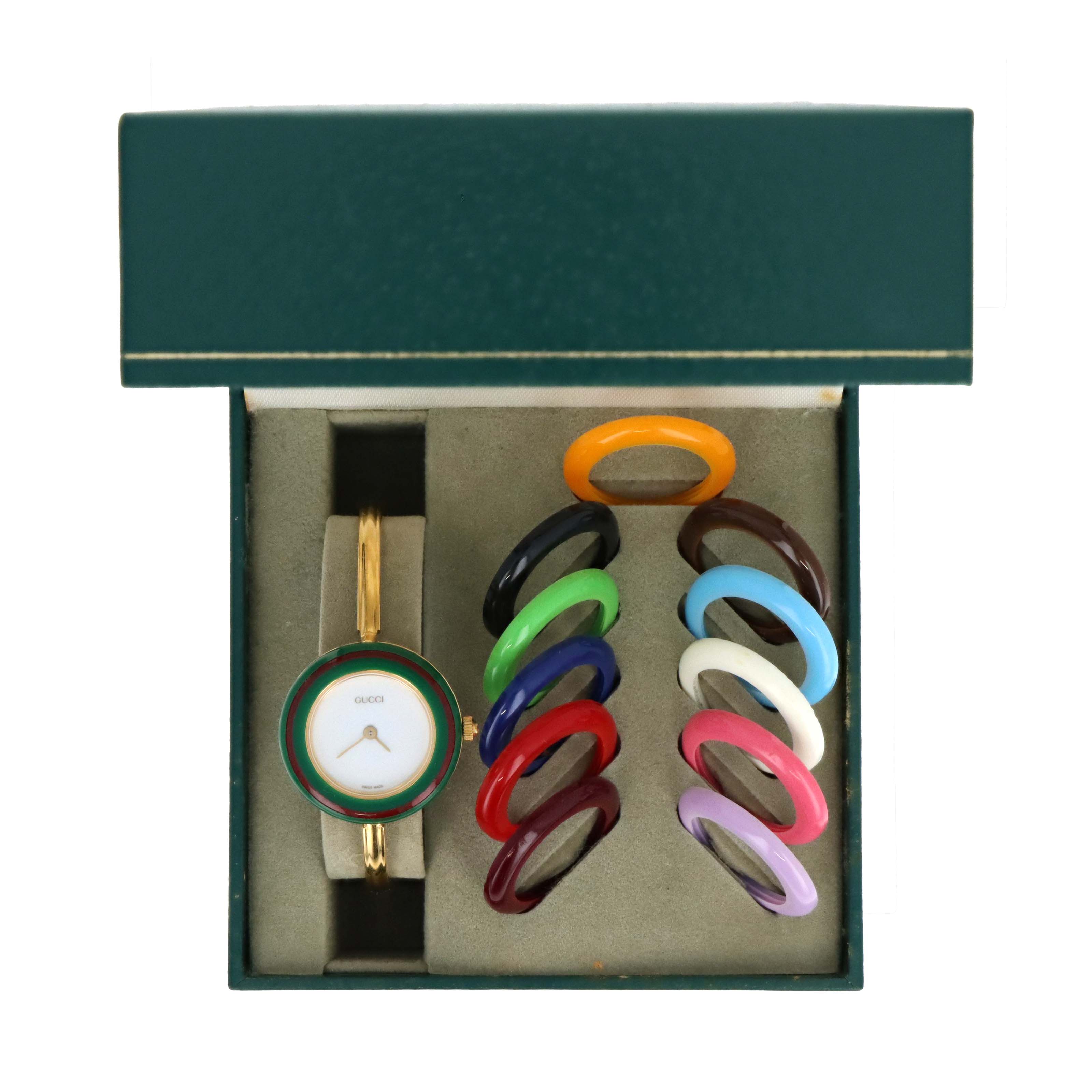 Vintage Gucci Interchangeable Bezel Watch