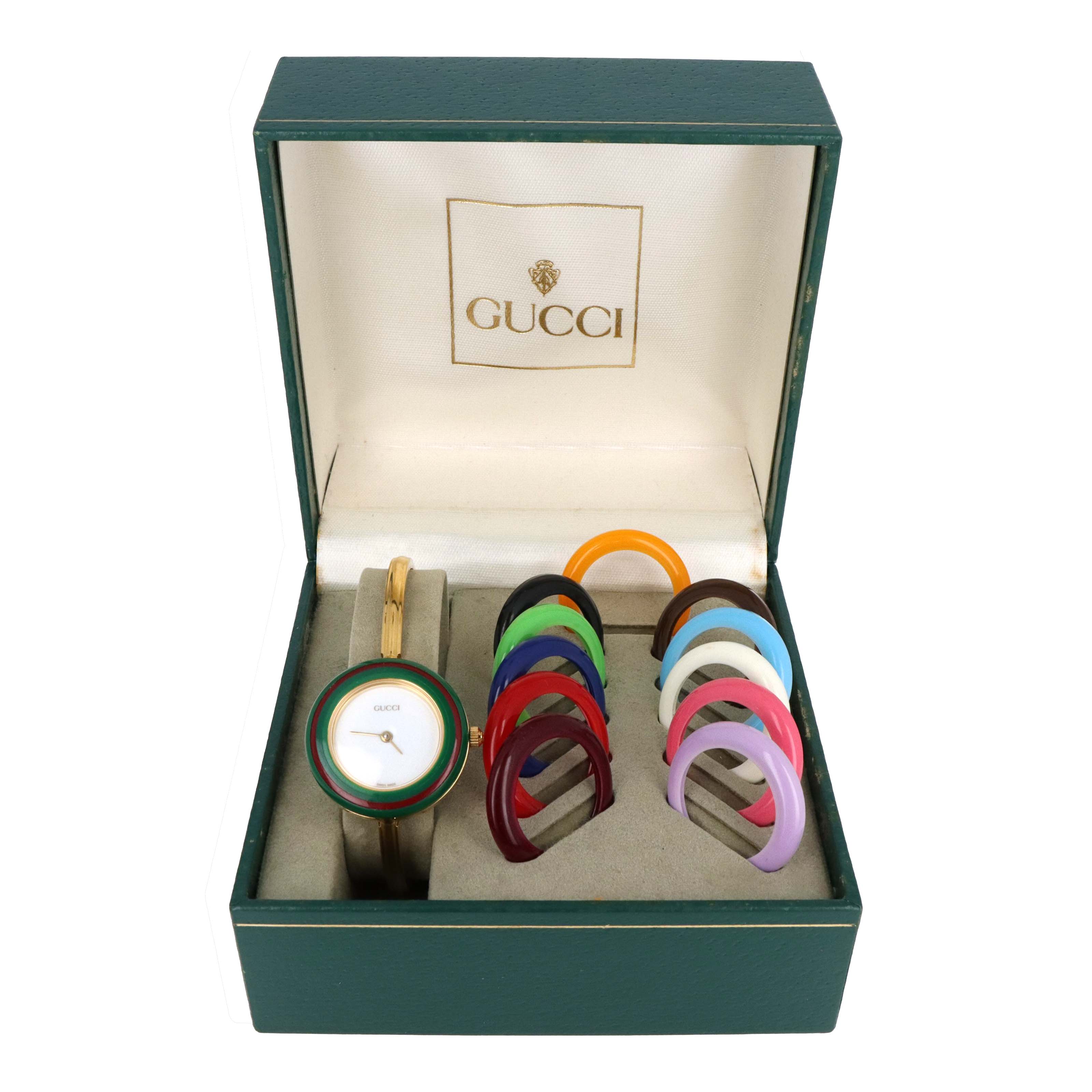 Vintage Gucci Interchangeable Bezel Watch