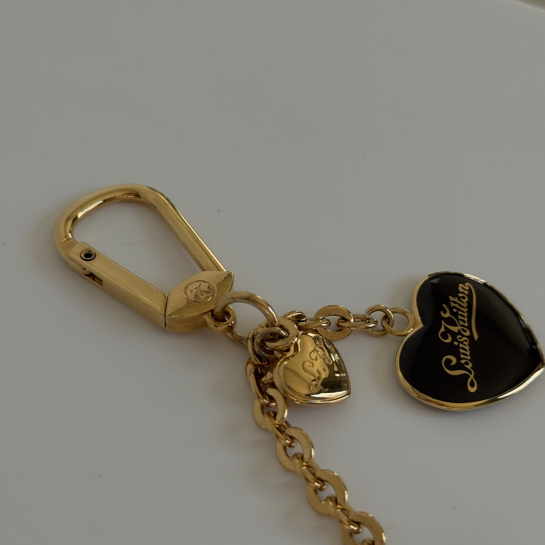 Louis Vuitton Pomme D'Amour Rayures Coeur Heart Bag Charm