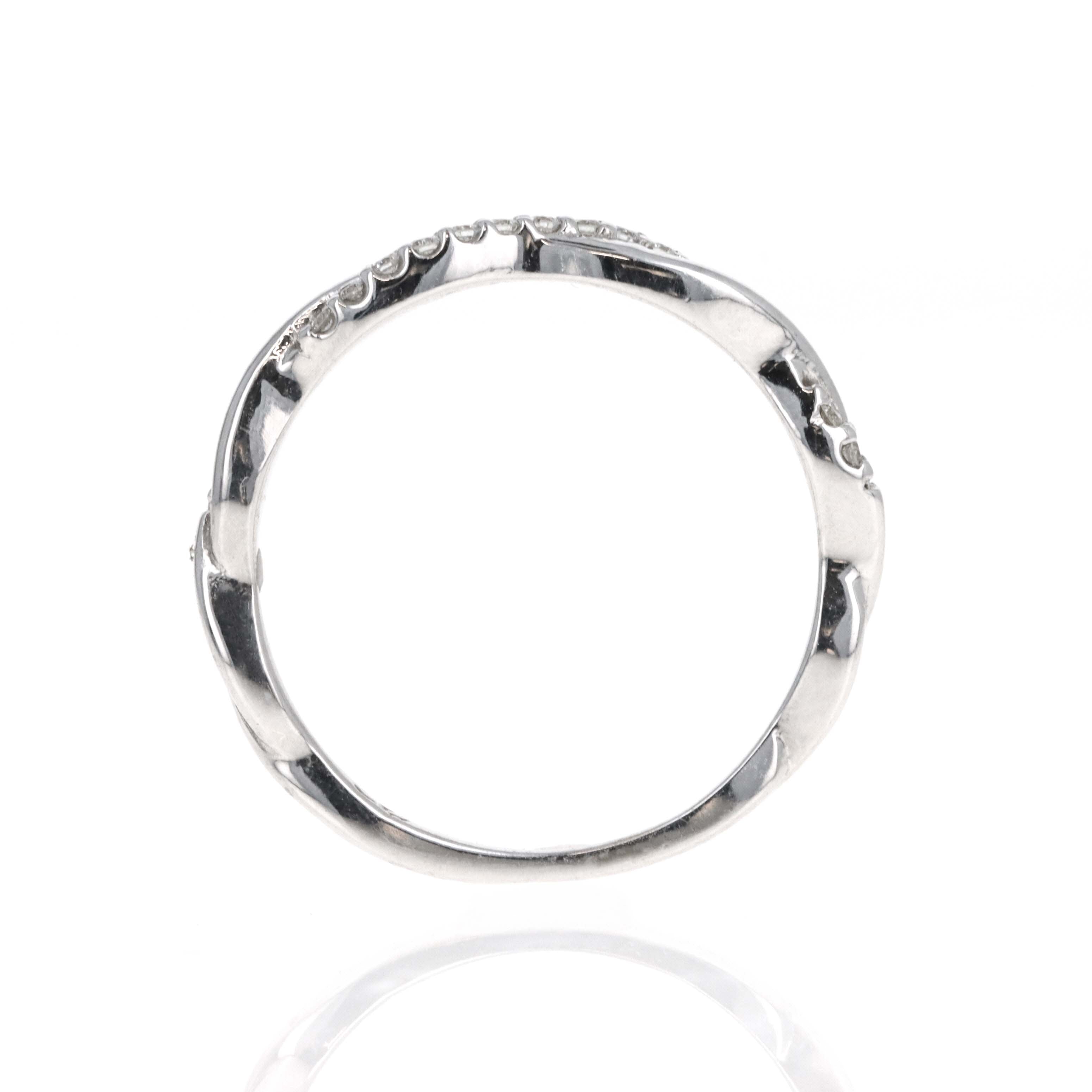 14K Gold Diamond Twist Wedding Band -  Replica Handbags 