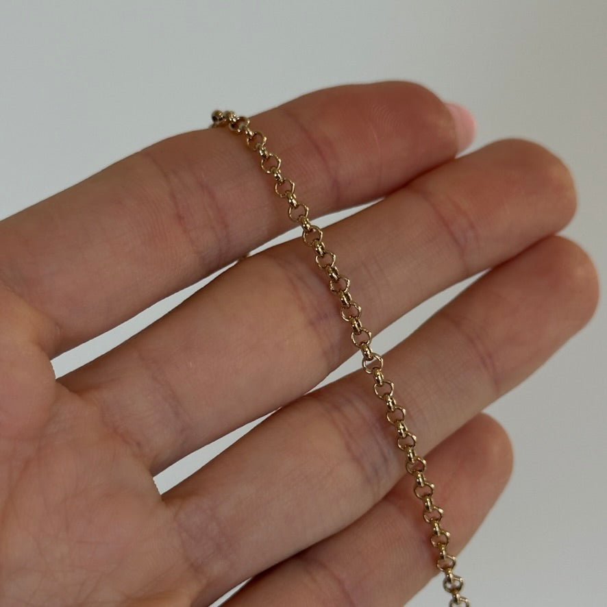 Christian Dior Crystal Heart Motif Logo Necklace