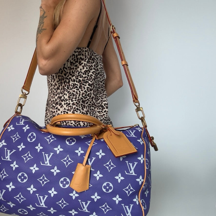 Louis Vuitton Speedy P9 Bandouliere 40 in Amethyst - Replica Handbags