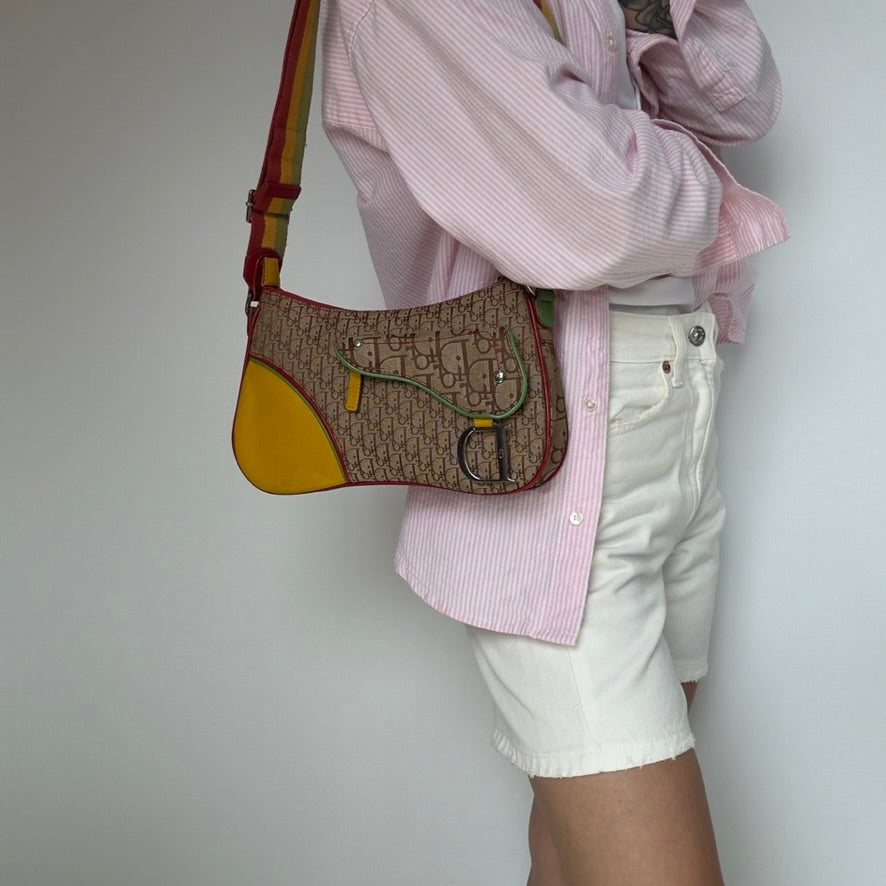 Dior Diorissimo Rasta Trotter Shoulder Bag - Replica Handbags