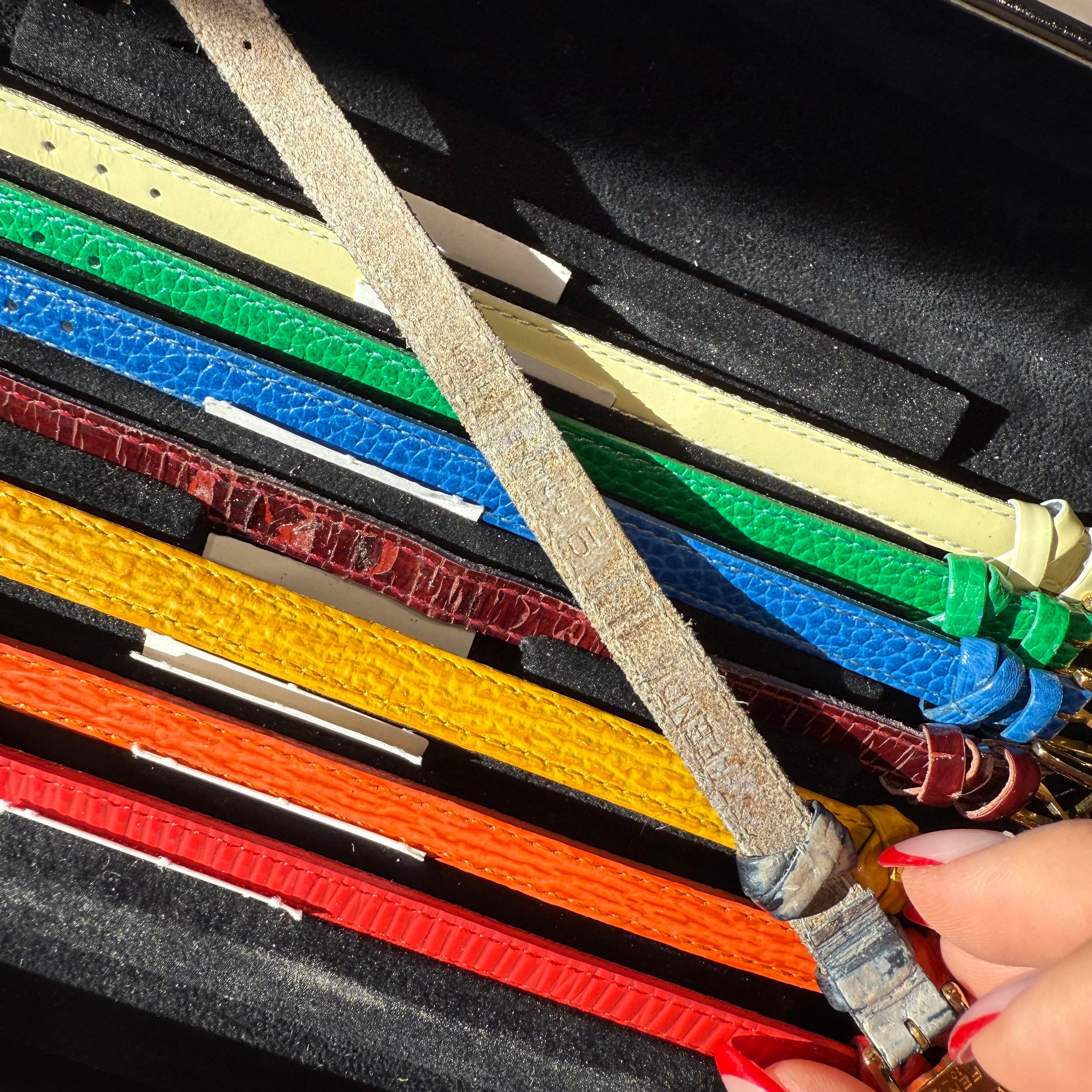 Fendi 640L Chameleon Watch With Eight Interchangeable Straps -  Replica Handbags 