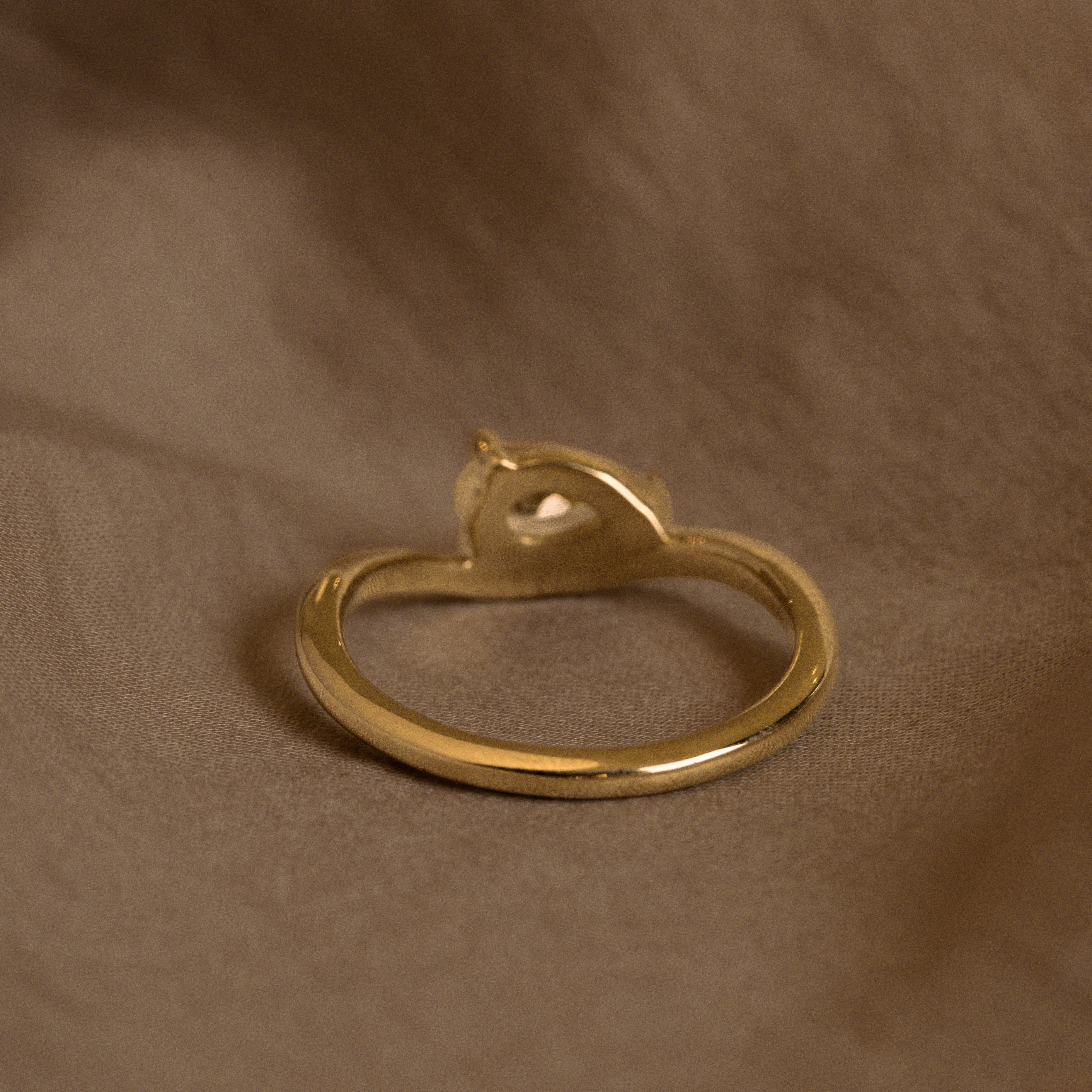 0.63 Carat East-West Pear Diamond Ring - Replica Handbags