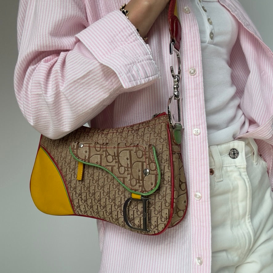 Dior Diorissimo Rasta Trotter Shoulder Bag - Replica Handbags