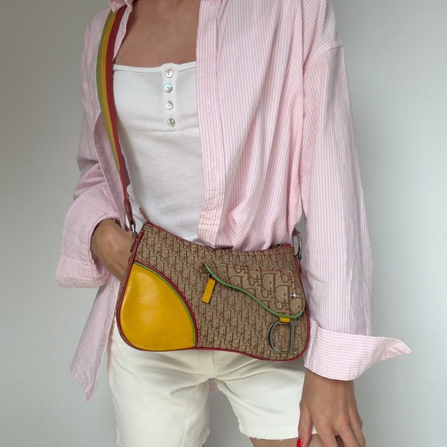 Dior Diorissimo Rasta Trotter Shoulder Bag - Replica Handbags