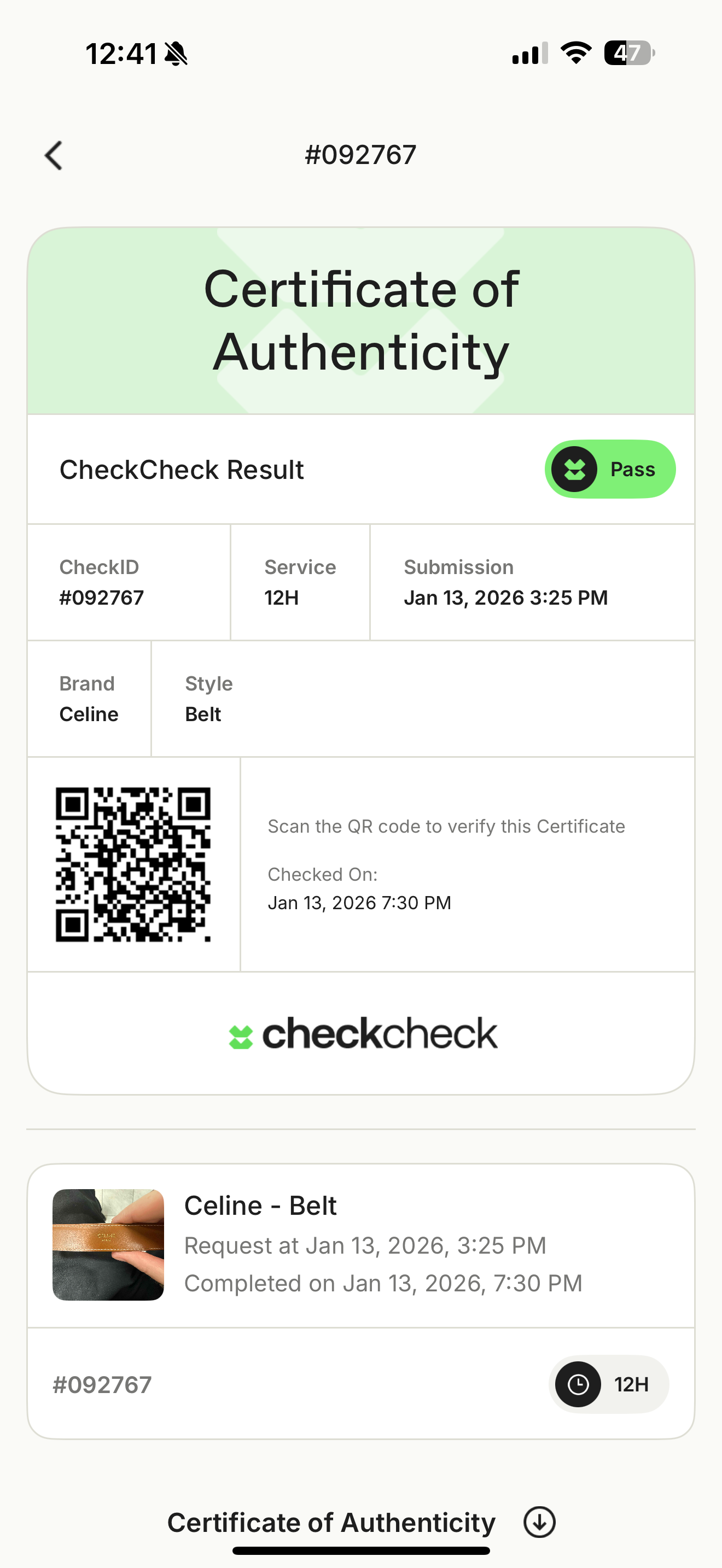 Celine Triomphe Medium Belt -  Replica Handbags 