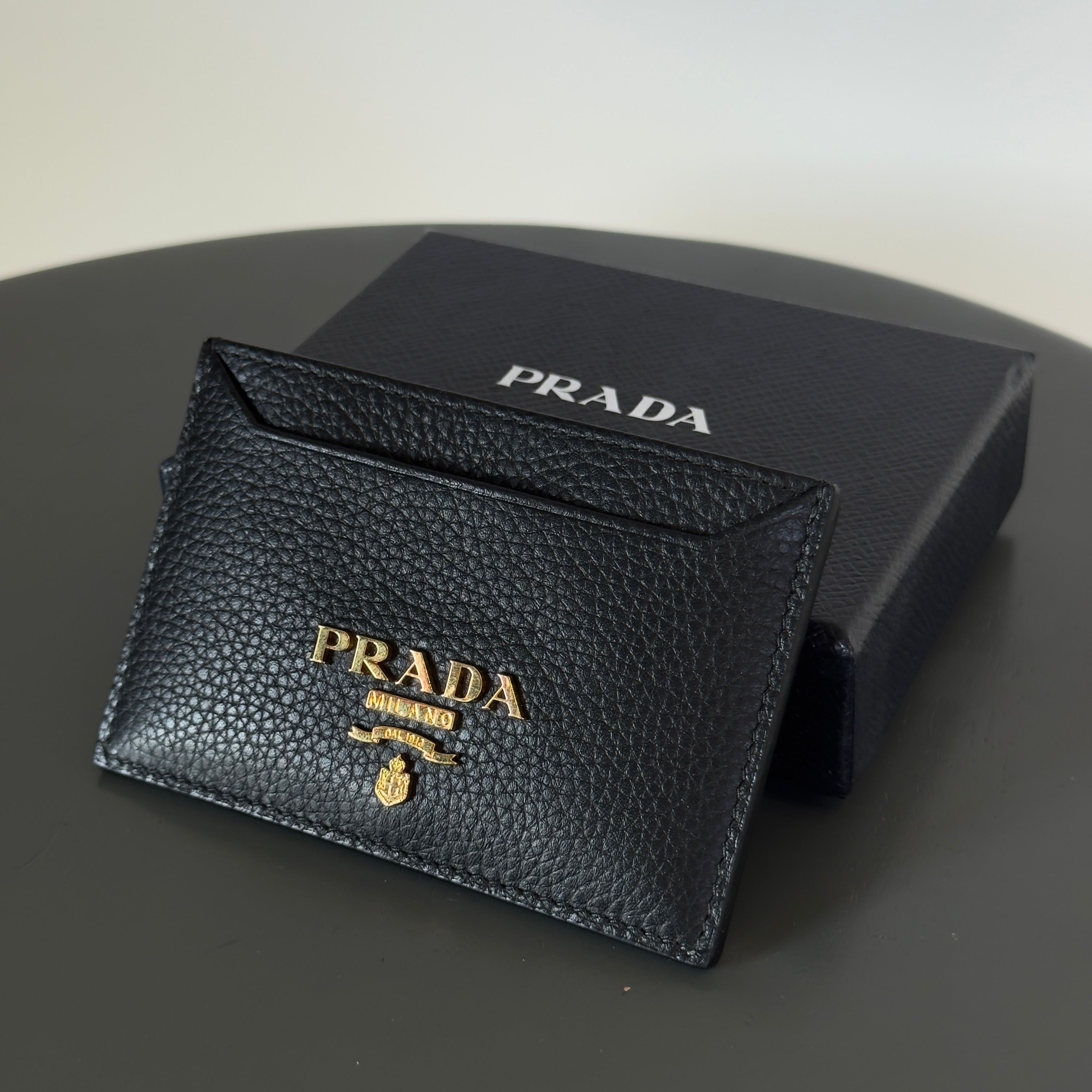 Prada Saffiano Leather Card Holder -  Replica Handbags 
