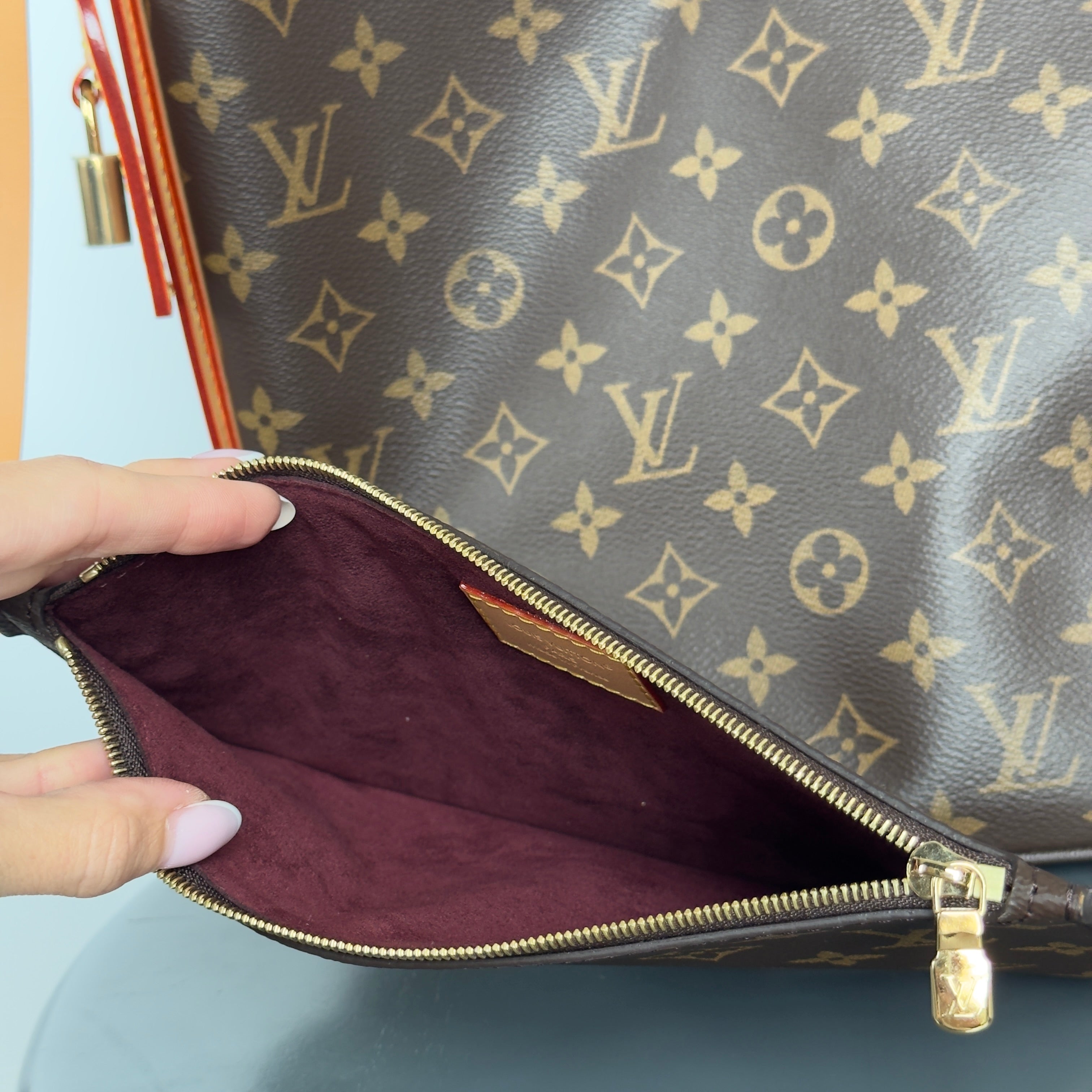 Louis Vuitton All In GM Monogram With Pouch -  Replica Handbags 