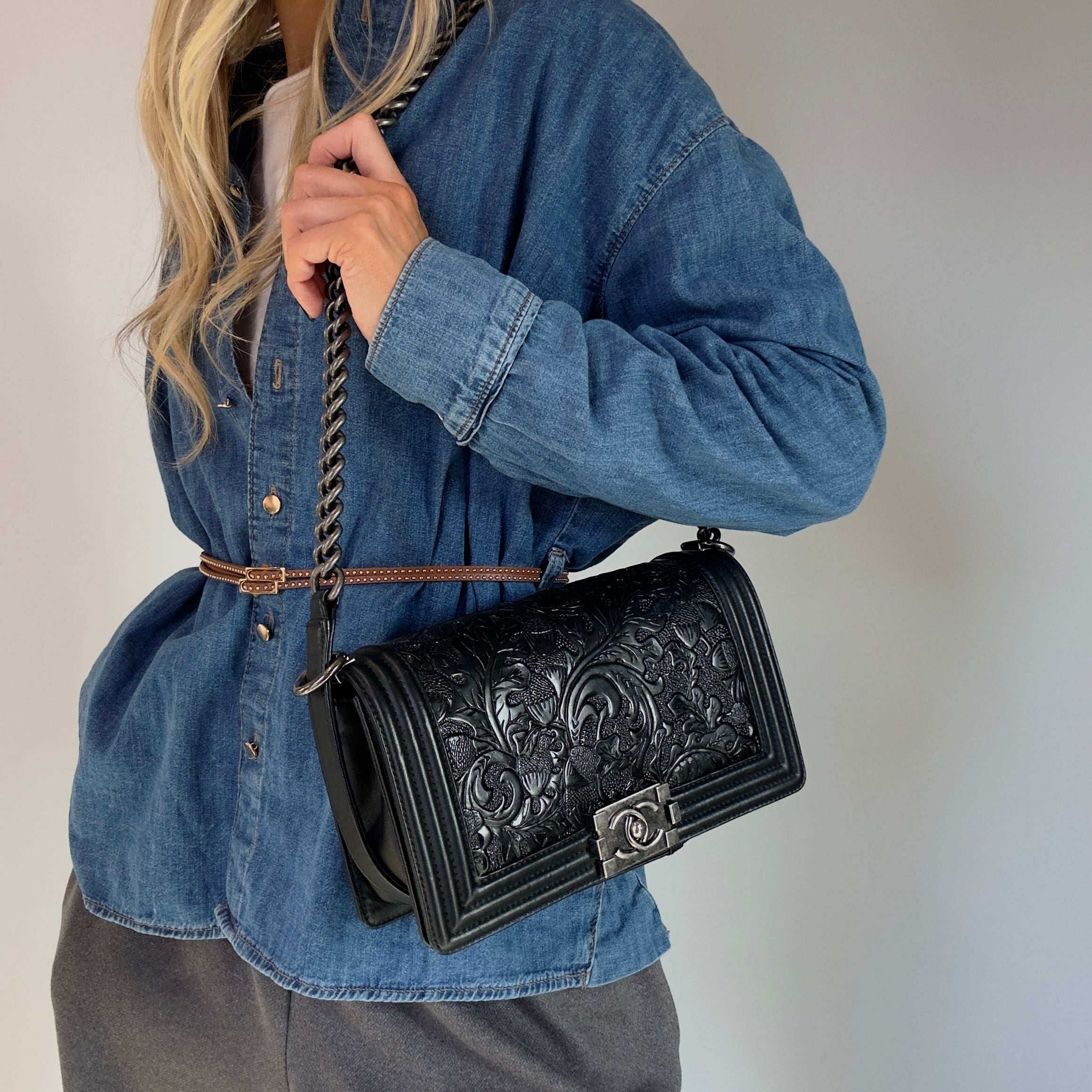 Chanel Paris Dallas Boy Bag -  Replica Handbags 