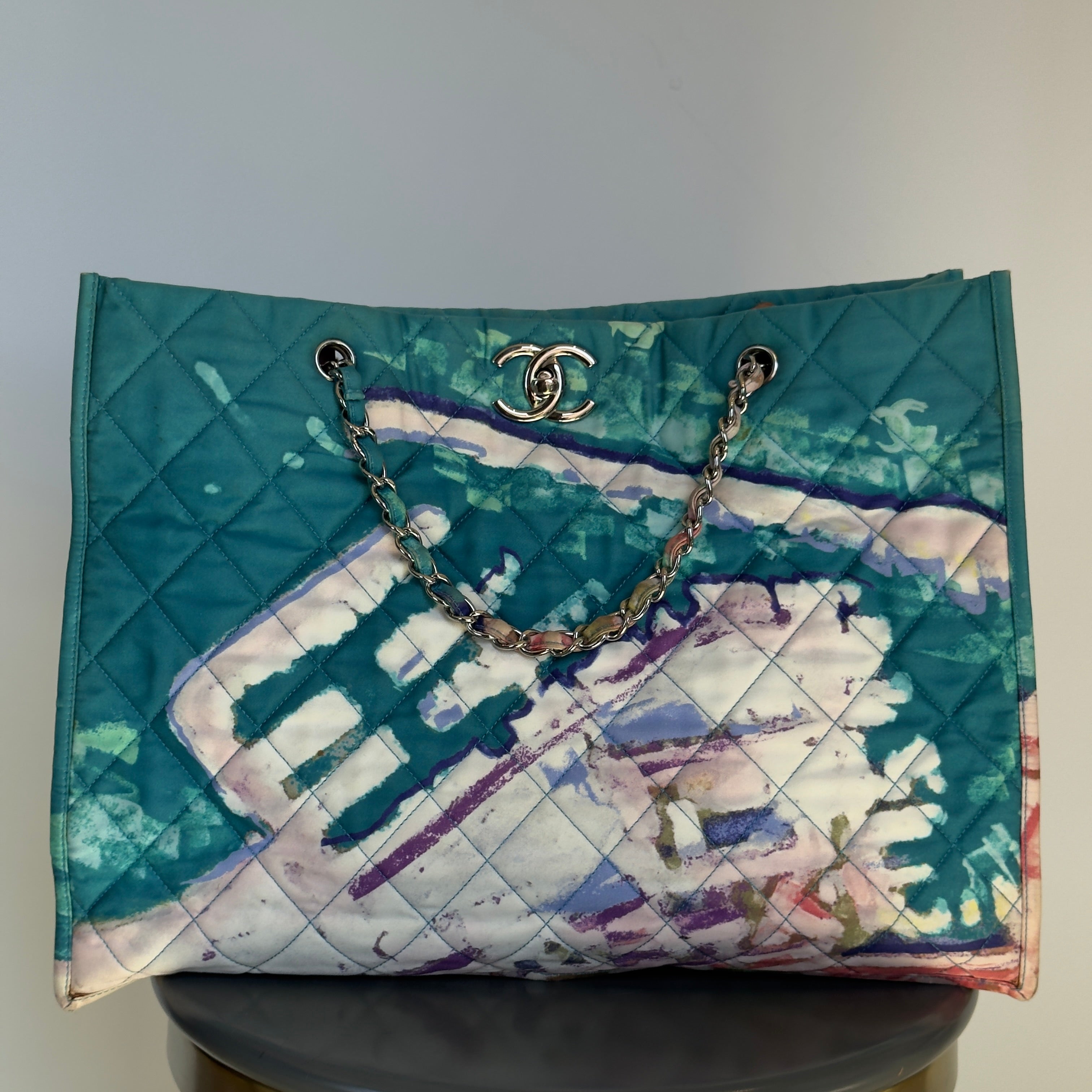 Chanel Watercolor Graffiti Beach Tote 2011 -  Replica Handbags 