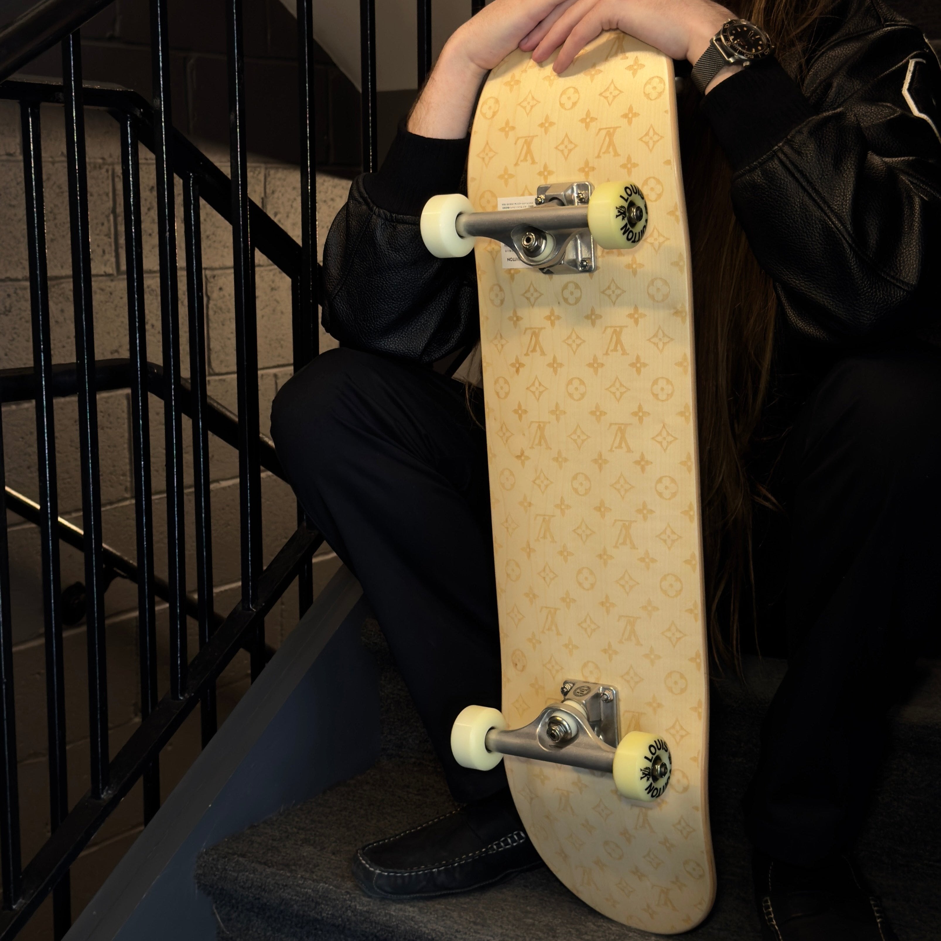 Louis Vuitton x Virgil Abloh Maplewood Monogram Skateboard Deck -  Replica Handbags 