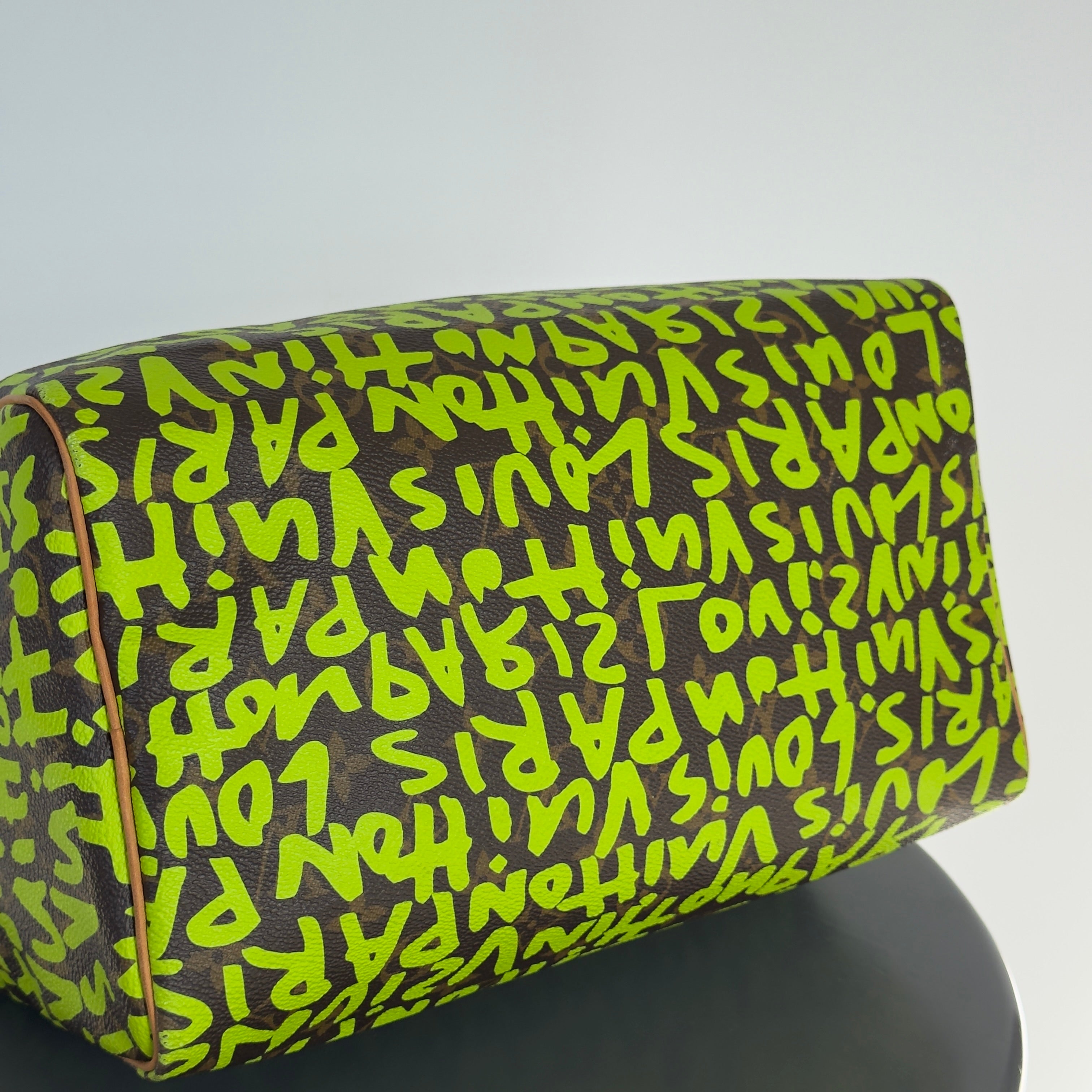 Louis Vuitton Monogram Graffiti Speedy 30 Stephen Sprouse Neon Green -  Replica Handbags 