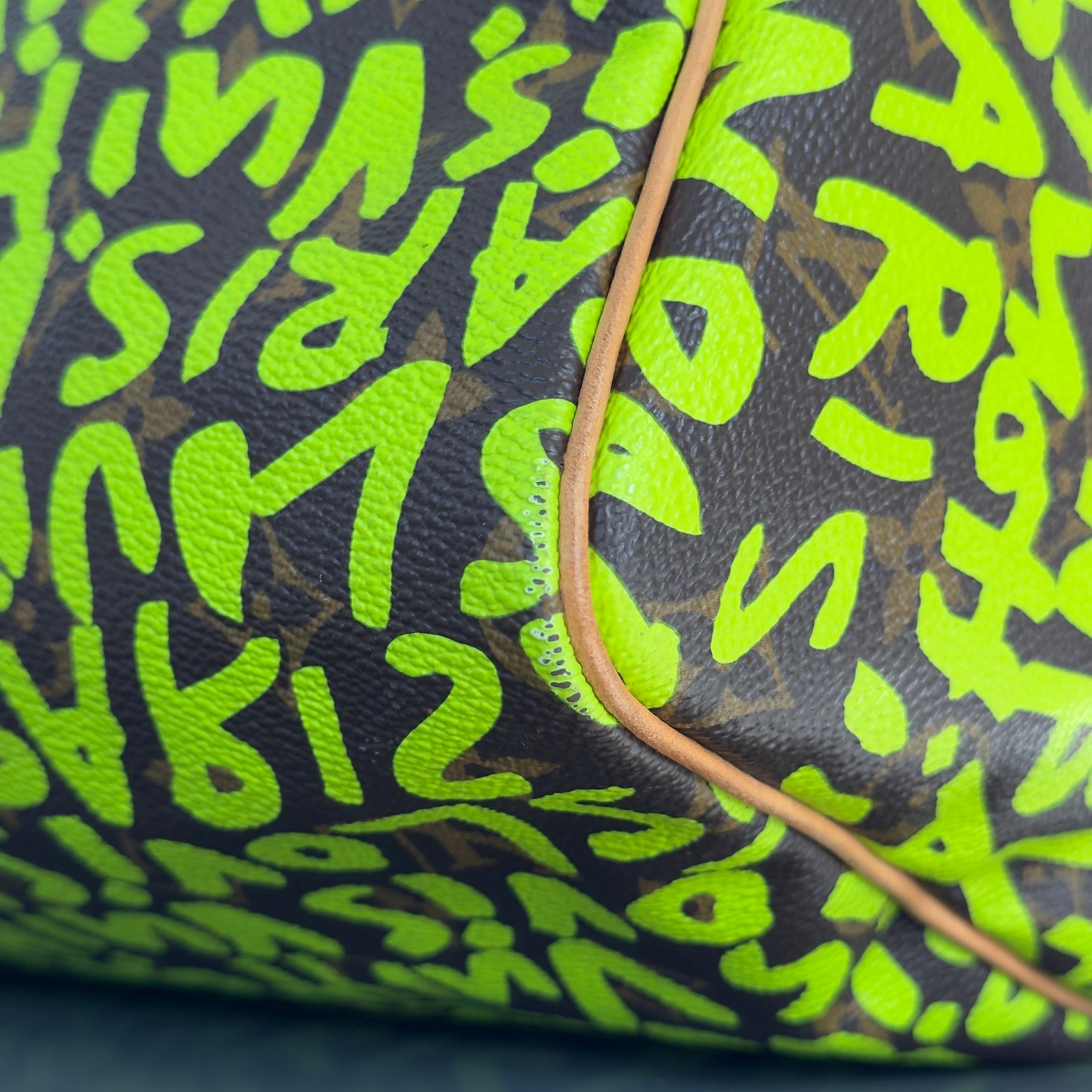 Louis Vuitton Monogram Graffiti Speedy 30 Stephen Sprouse Neon Green -  Replica Handbags 