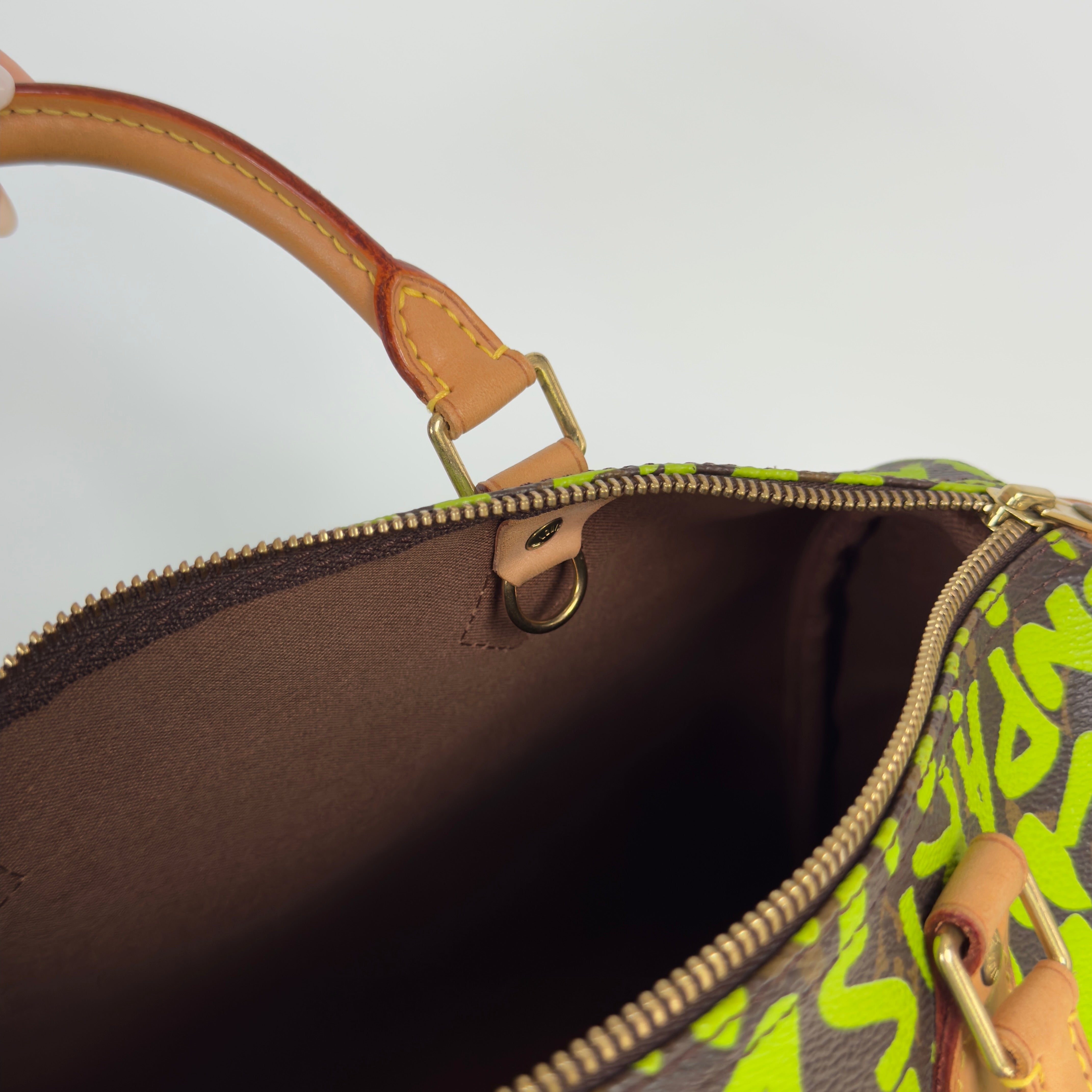 Louis Vuitton Monogram Graffiti Speedy 30 Stephen Sprouse Neon Green -  Replica Handbags 