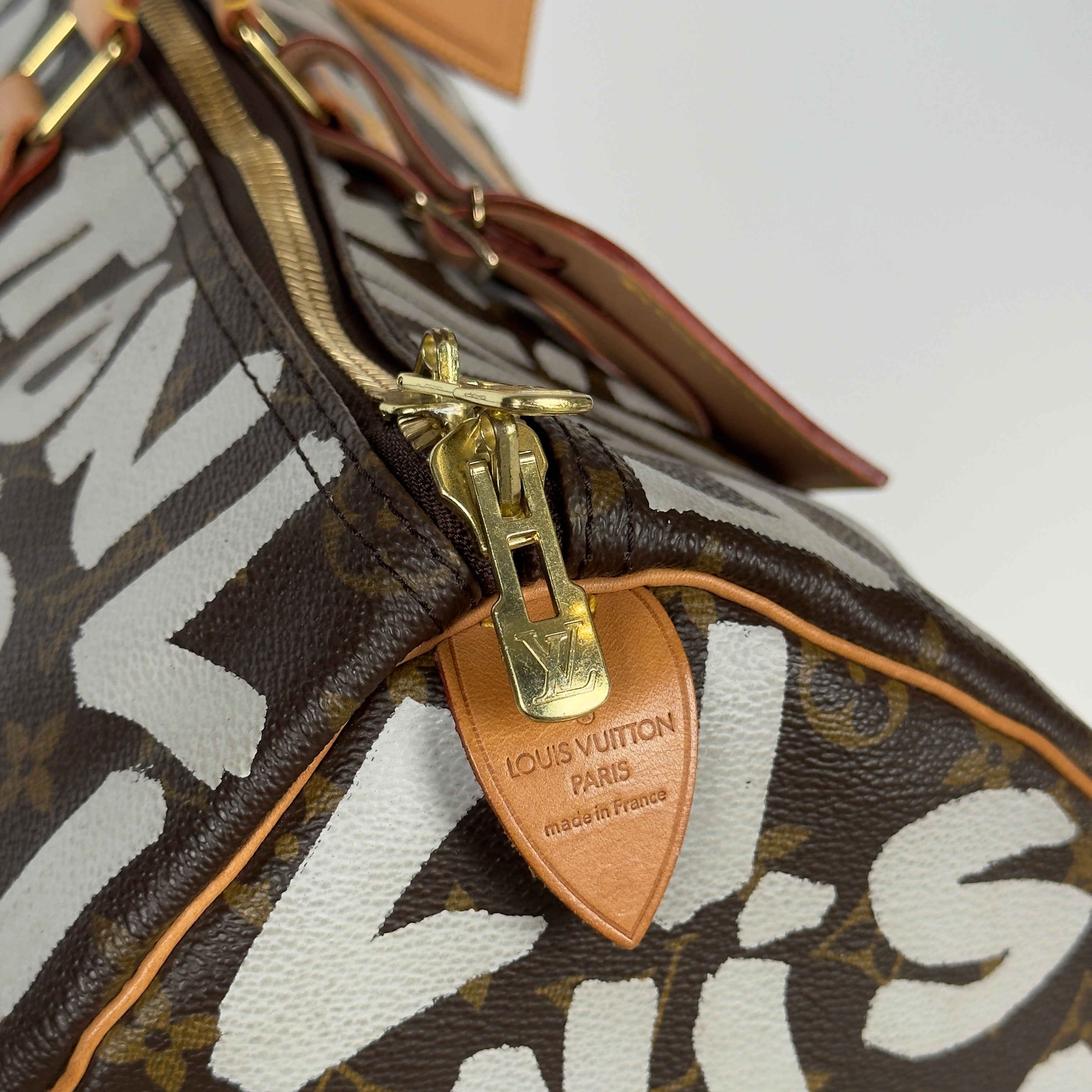 Louis Vuitton Monogram Canvas Keepall Stephen Sprouse Graffiti 50 White -  Replica Handbags 