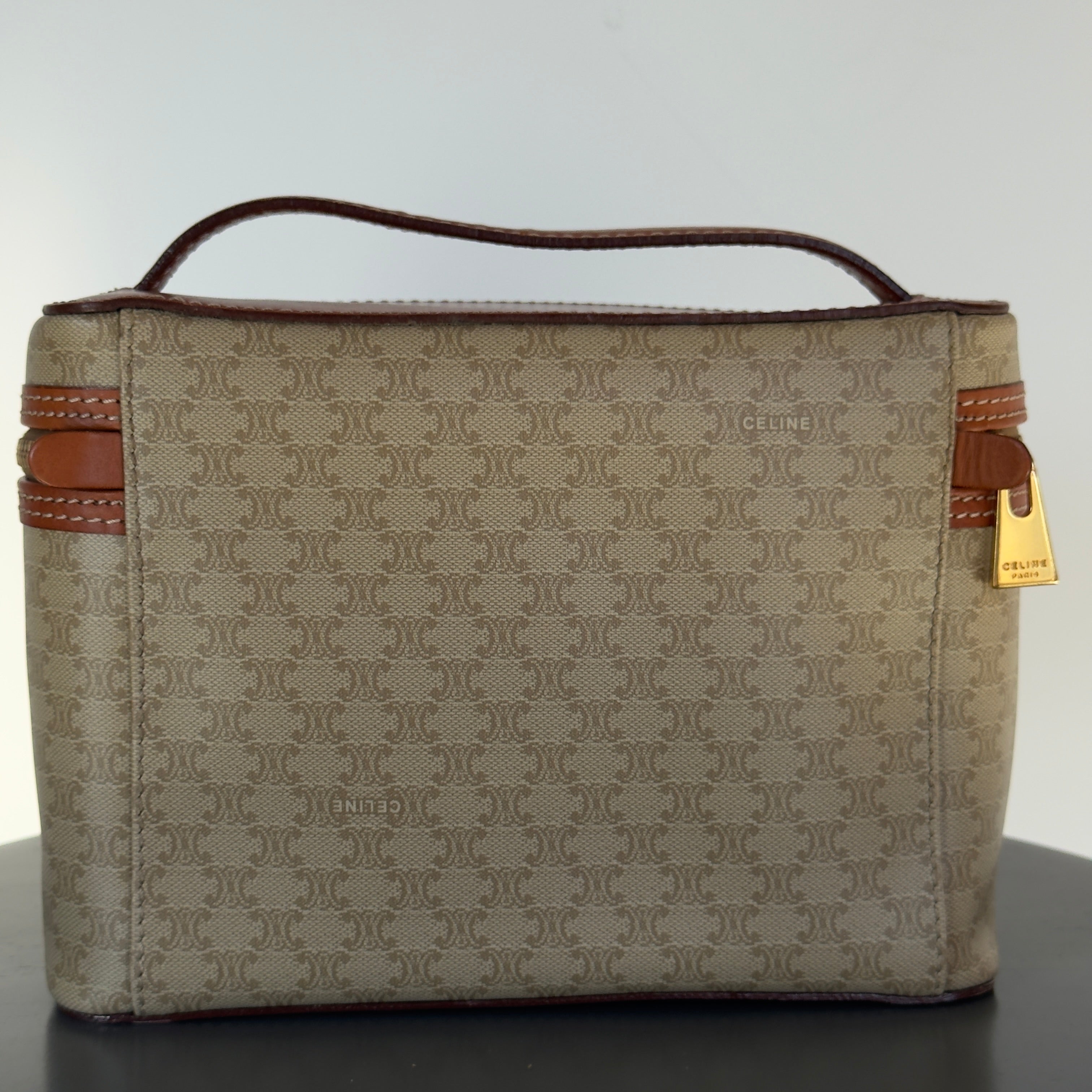 Celine Macadam Canvas Vanity Case - Replica Handbags