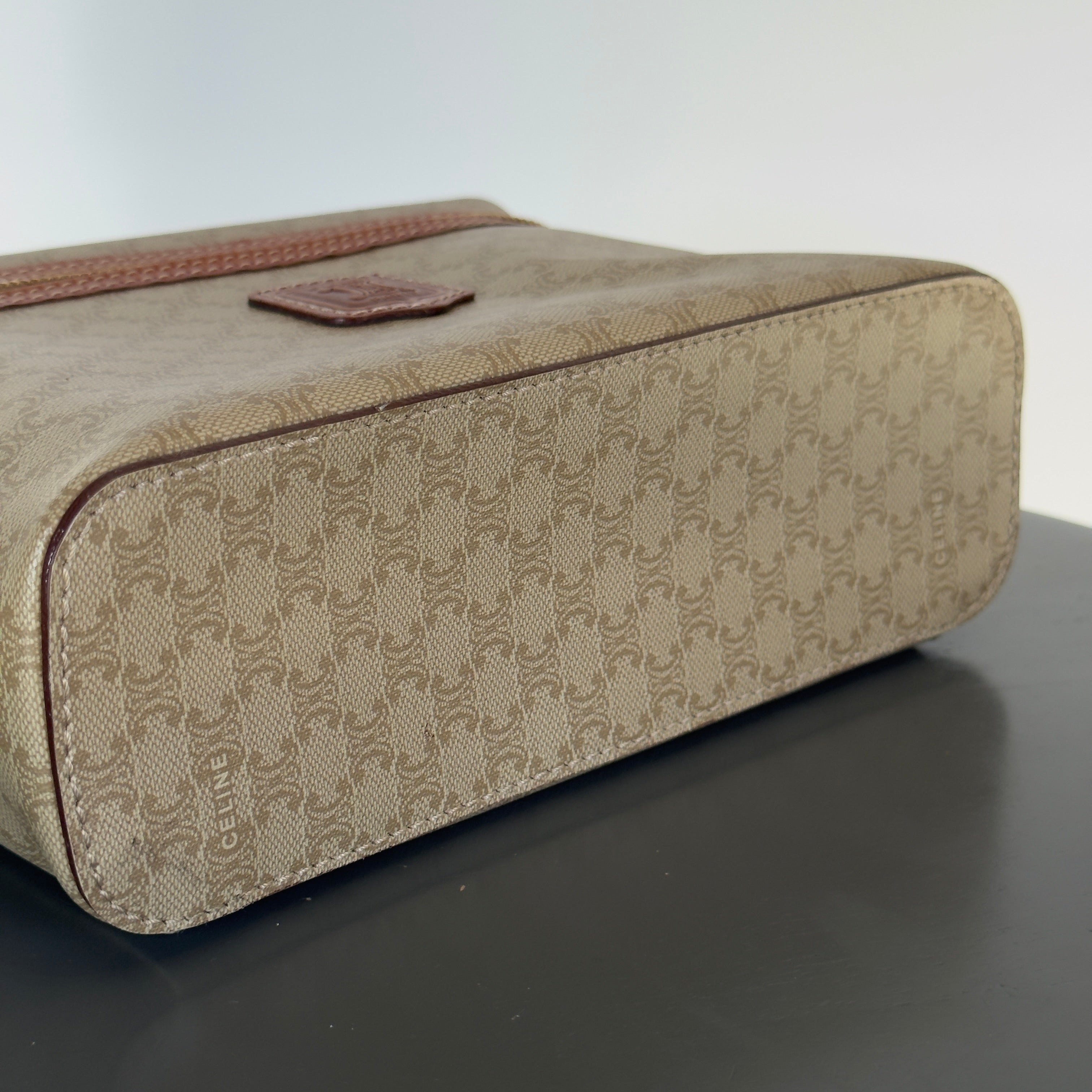 Celine Macadam Canvas Vanity Case -  Replica Handbags 