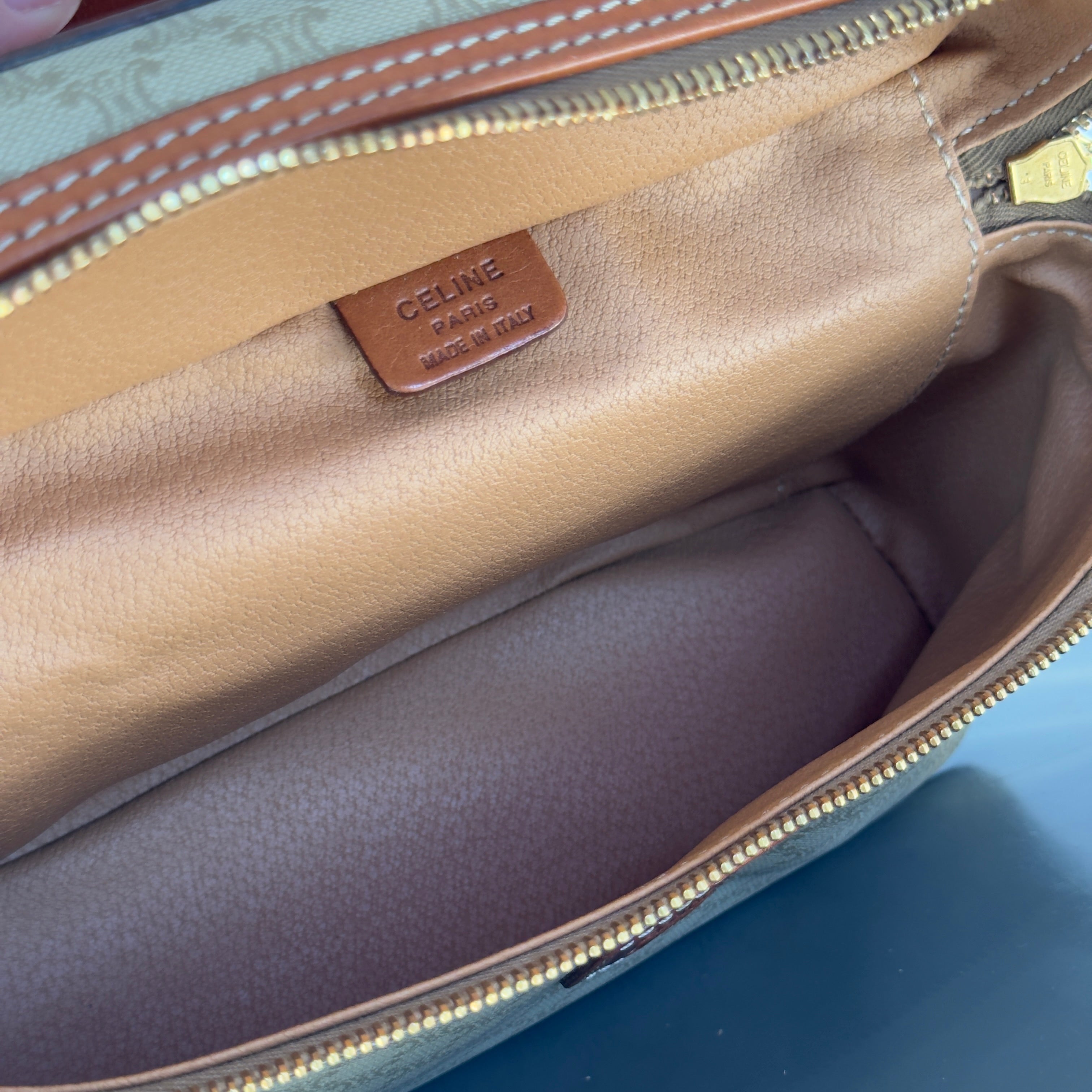 Celine Macadam Canvas Vanity Case - Replica Handbags