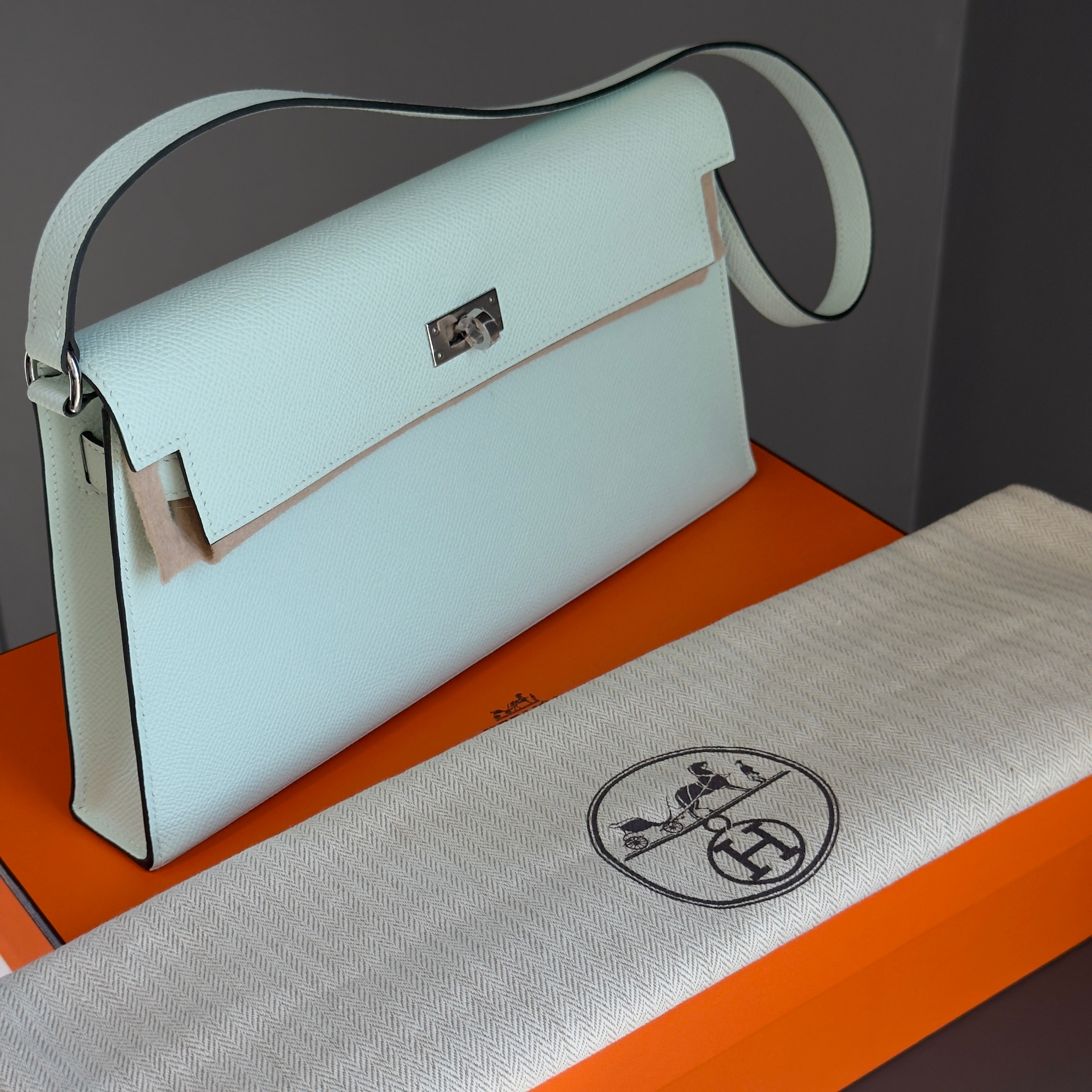 Hermes Kelly Elan Vert Peppermint - Replica Handbags