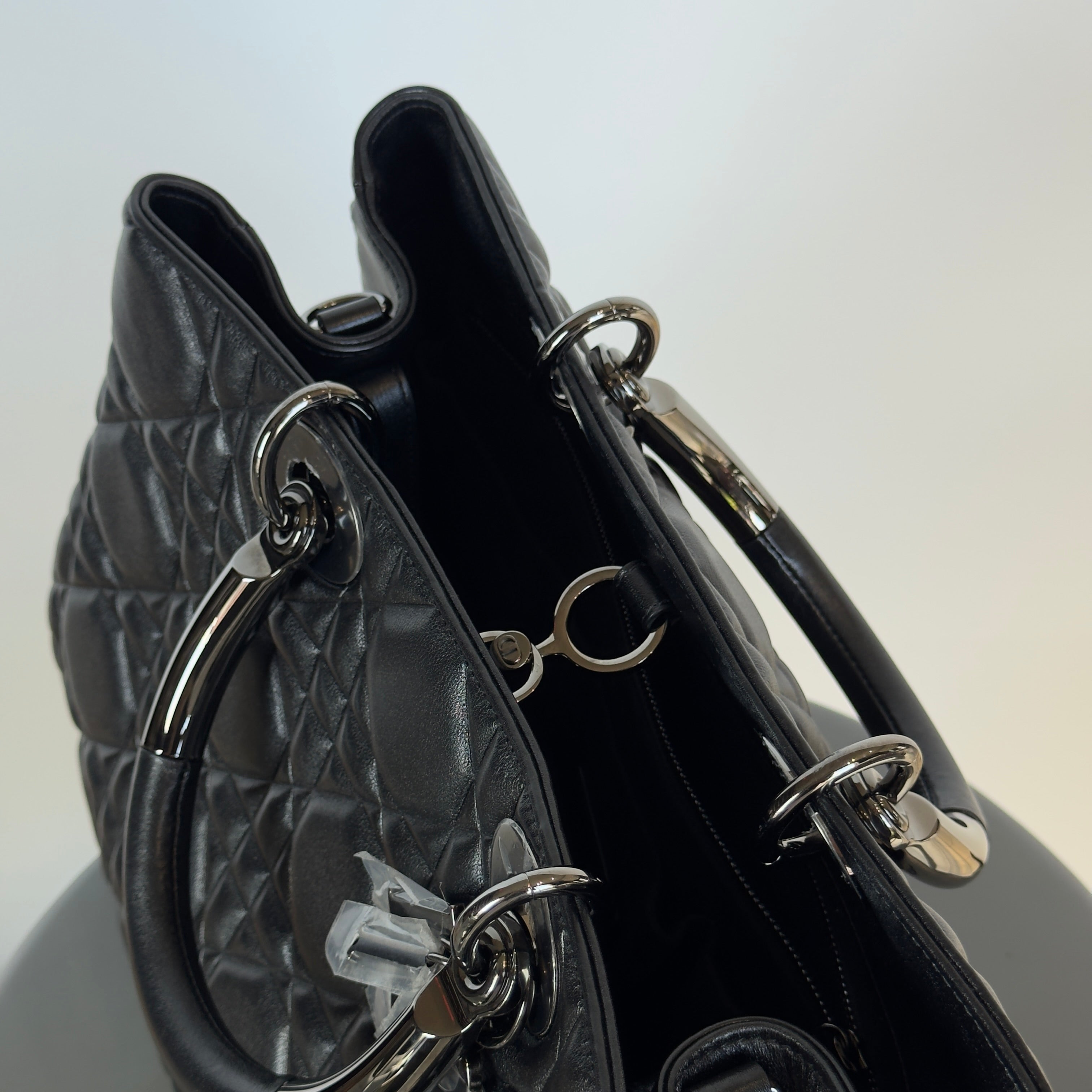 Christian Dior Lady 95.22 Bag Cannage Embossed Leather Large -  Replica Handbags 