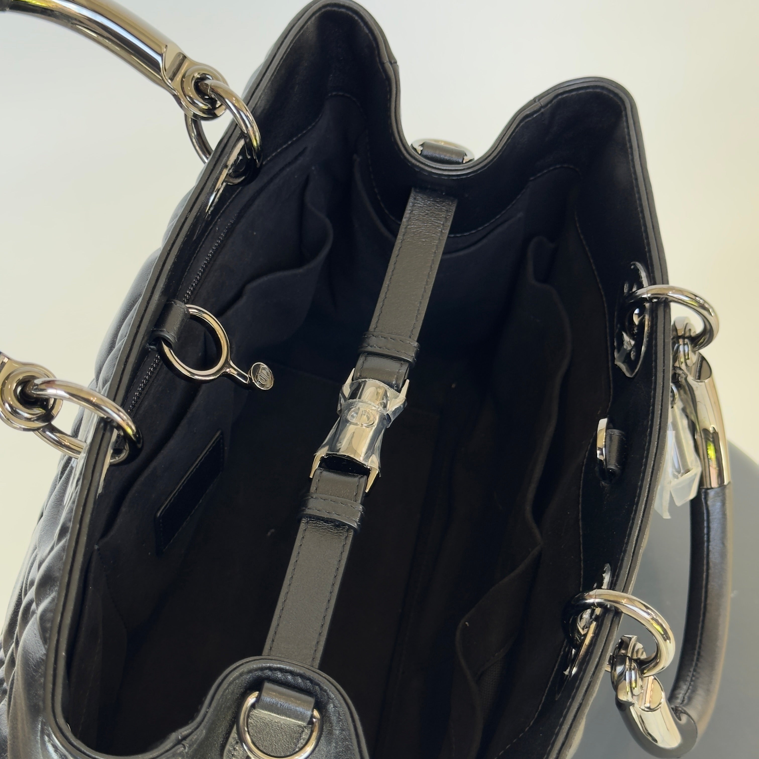 Christian Dior Lady 95.22 Bag Cannage Embossed Leather Large - Replica Handbags