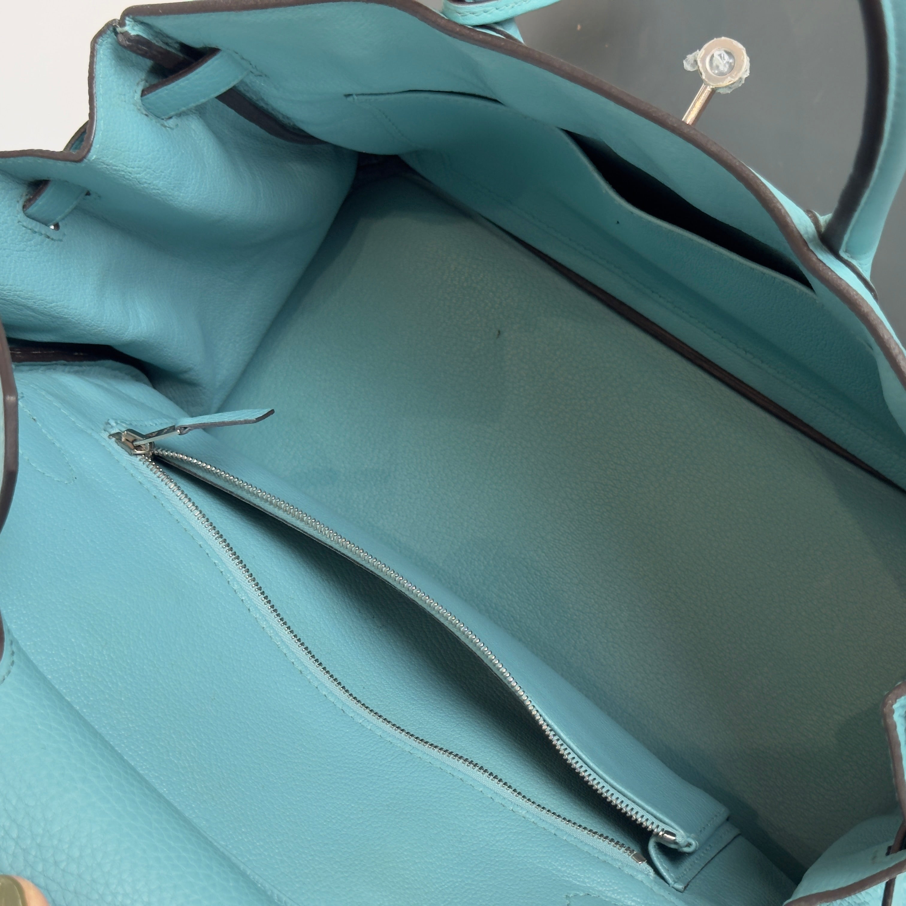 Hermes Birkin Bleu Saint Cyr Togo 30 Palladium Hardware 2015 -  Replica Handbags 