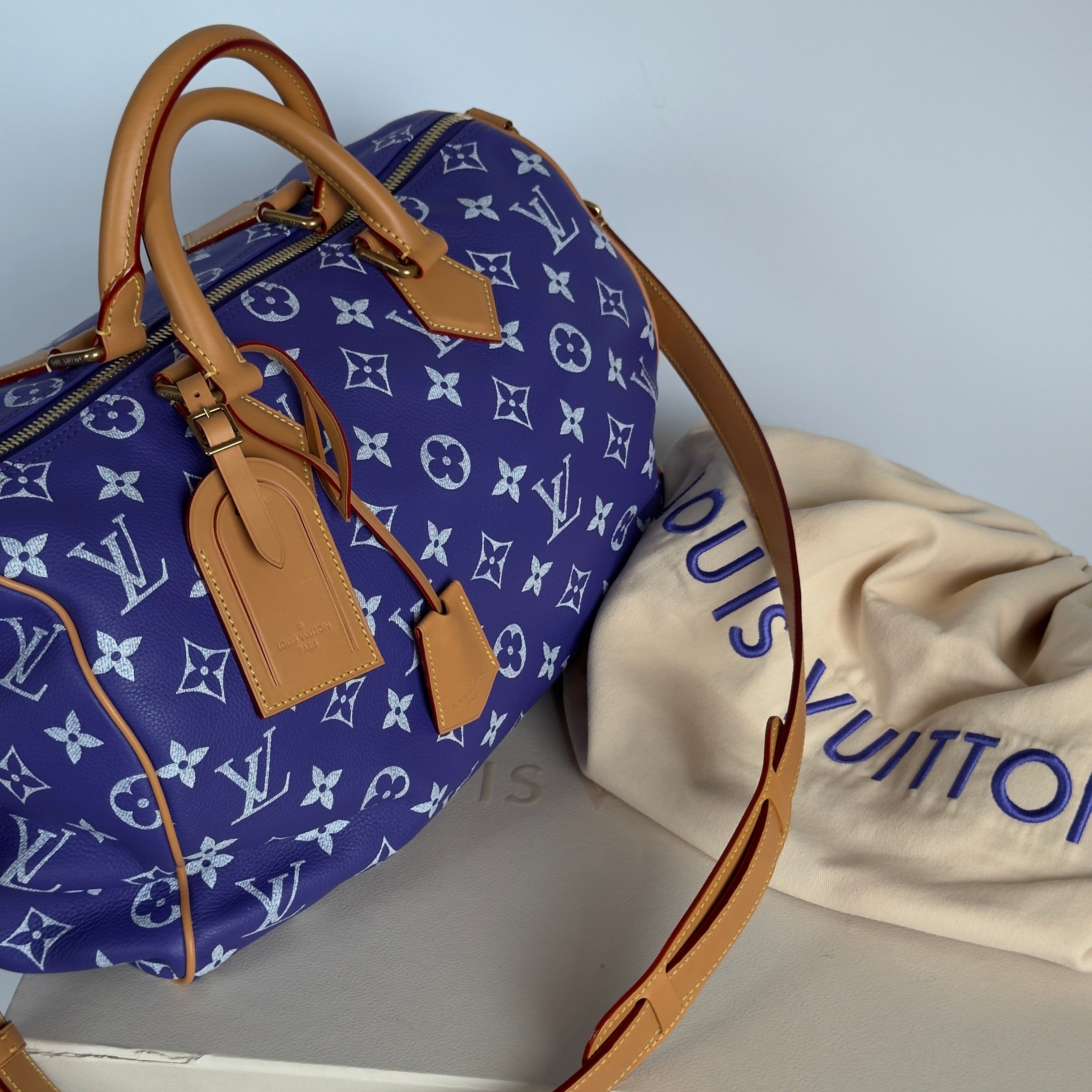 Louis Vuitton Speedy P9 Bandouliere 40 in Amethyst - Replica Handbags