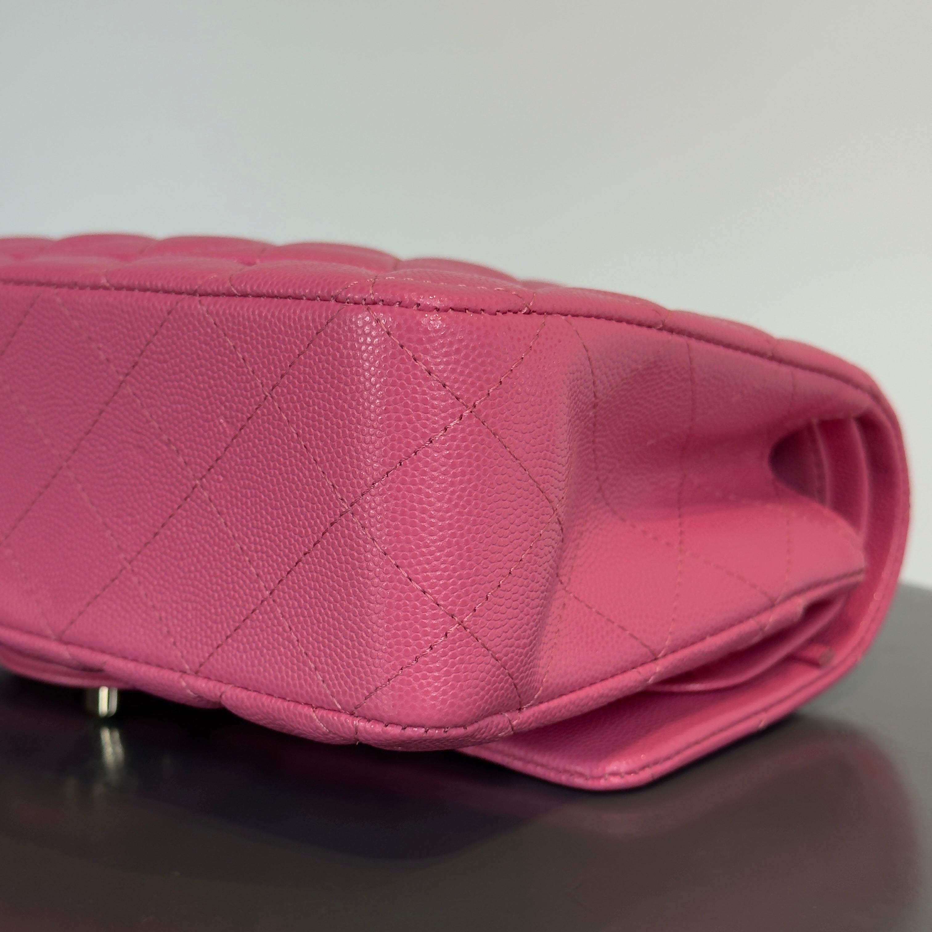 Chanel Pink Medium Double Flap - Replica Handbags