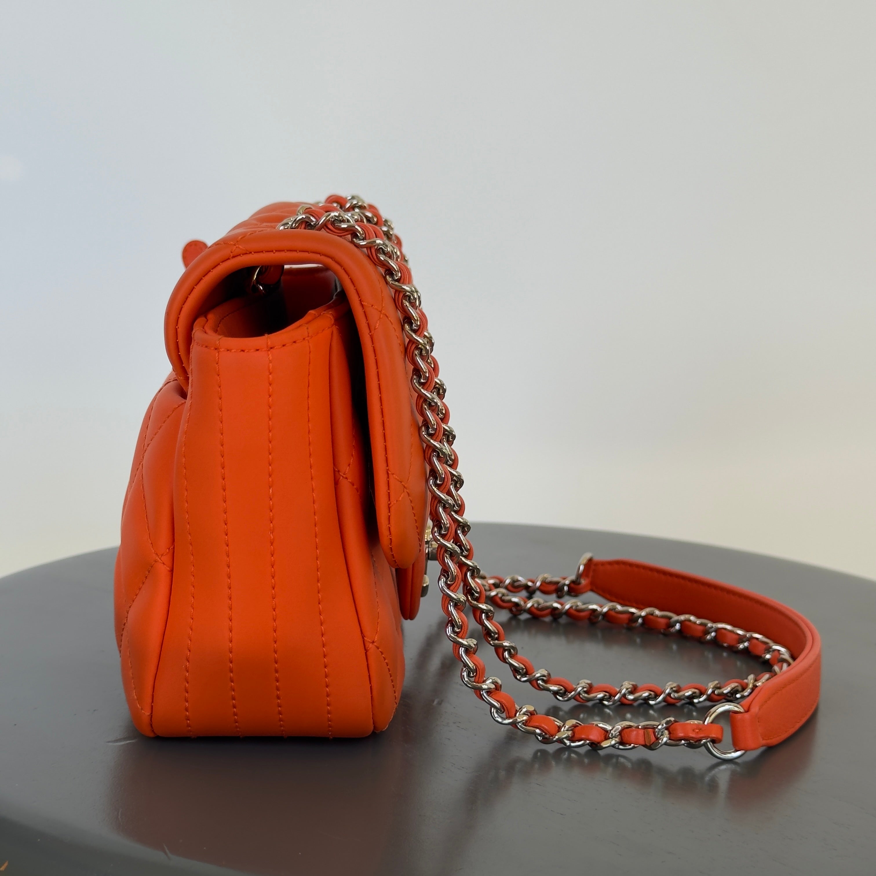 Chanel Coco Rain Rectangle Bag Orange - Replica Handbags