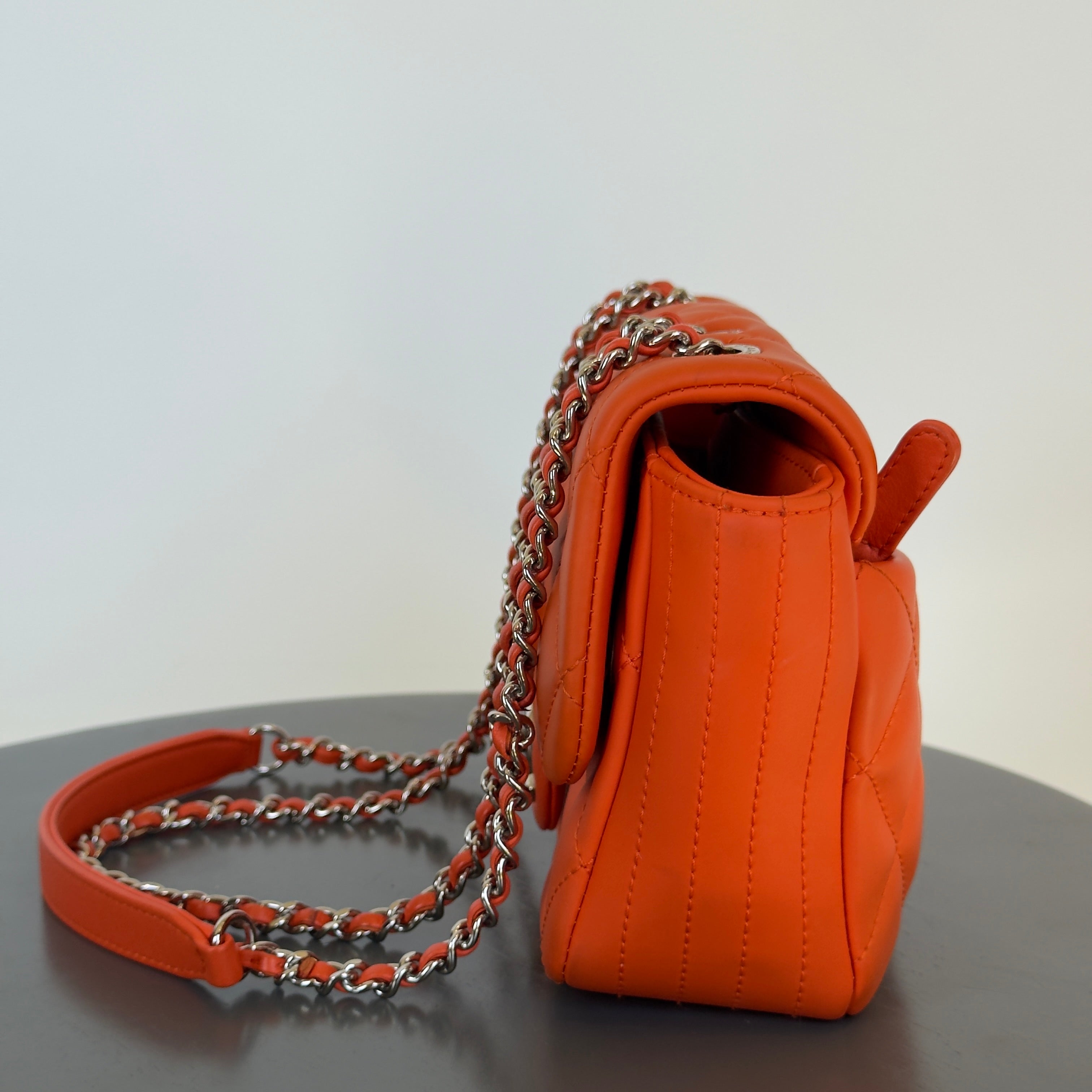 Chanel Coco Rain Rectangle Bag Orange - Replica Handbags