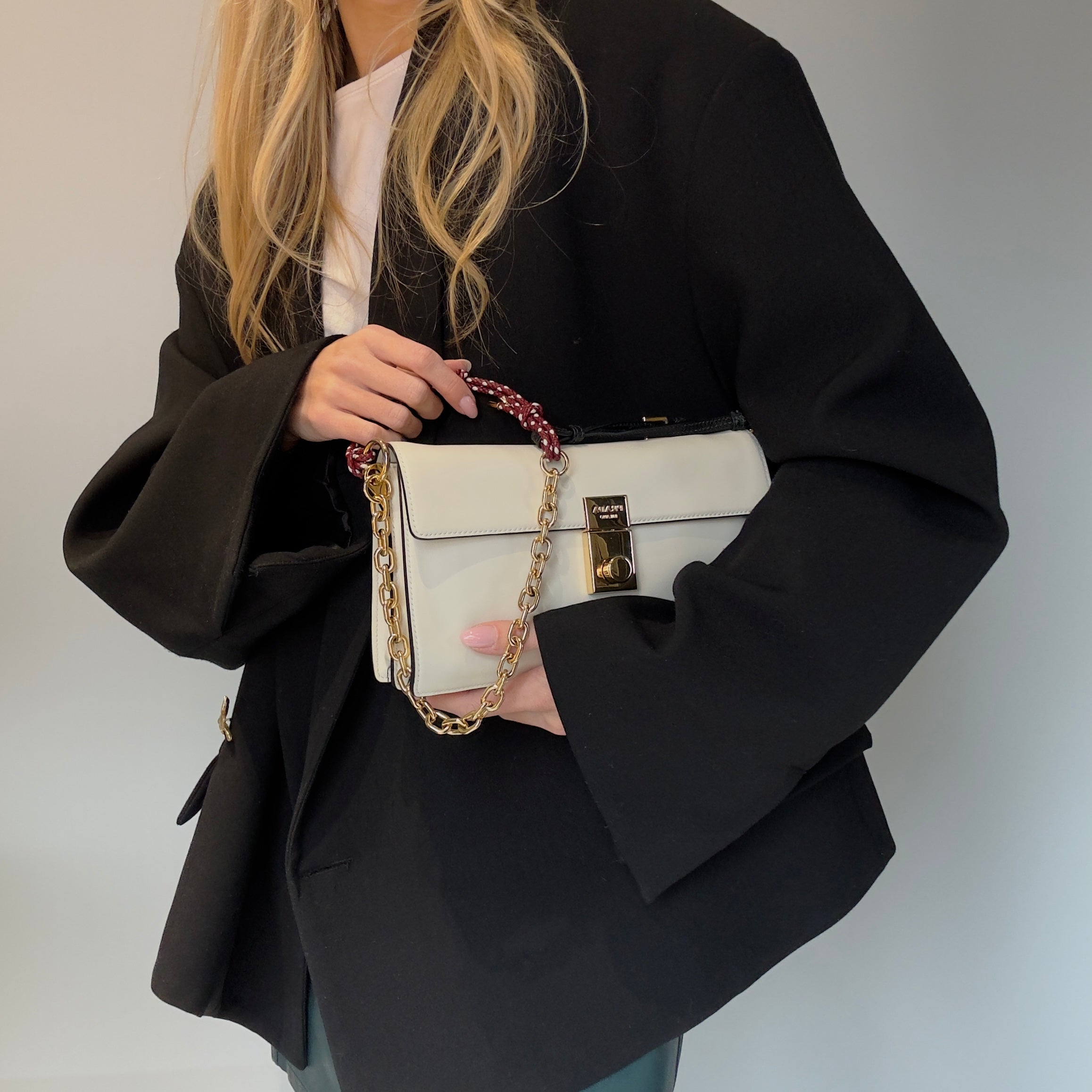 Prada Soft Sound Bag with Charms -  Replica Handbags 