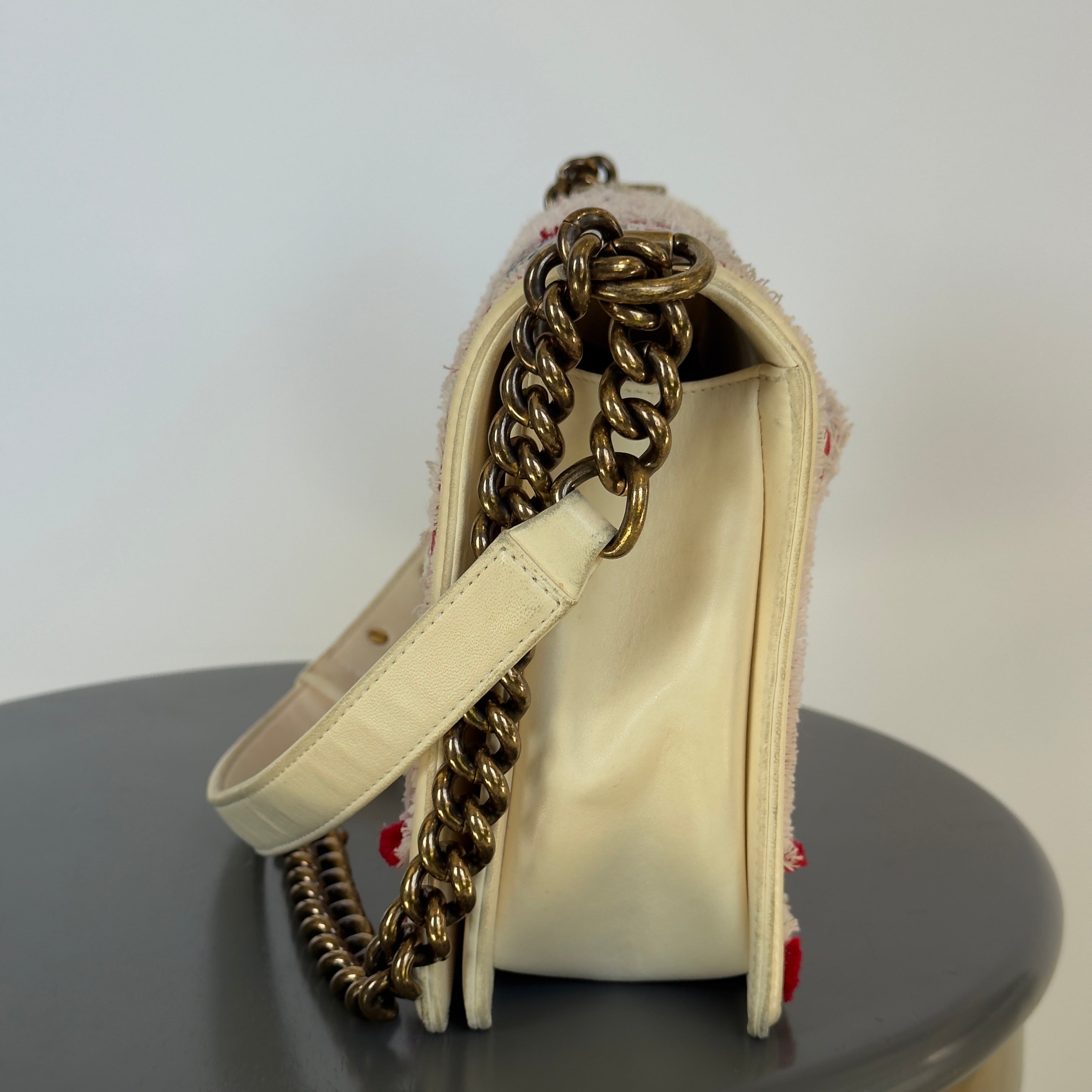 Rare Chanel Paris-Cuba Multicolor Sequin Boy Bag Medium - Replica Handbags