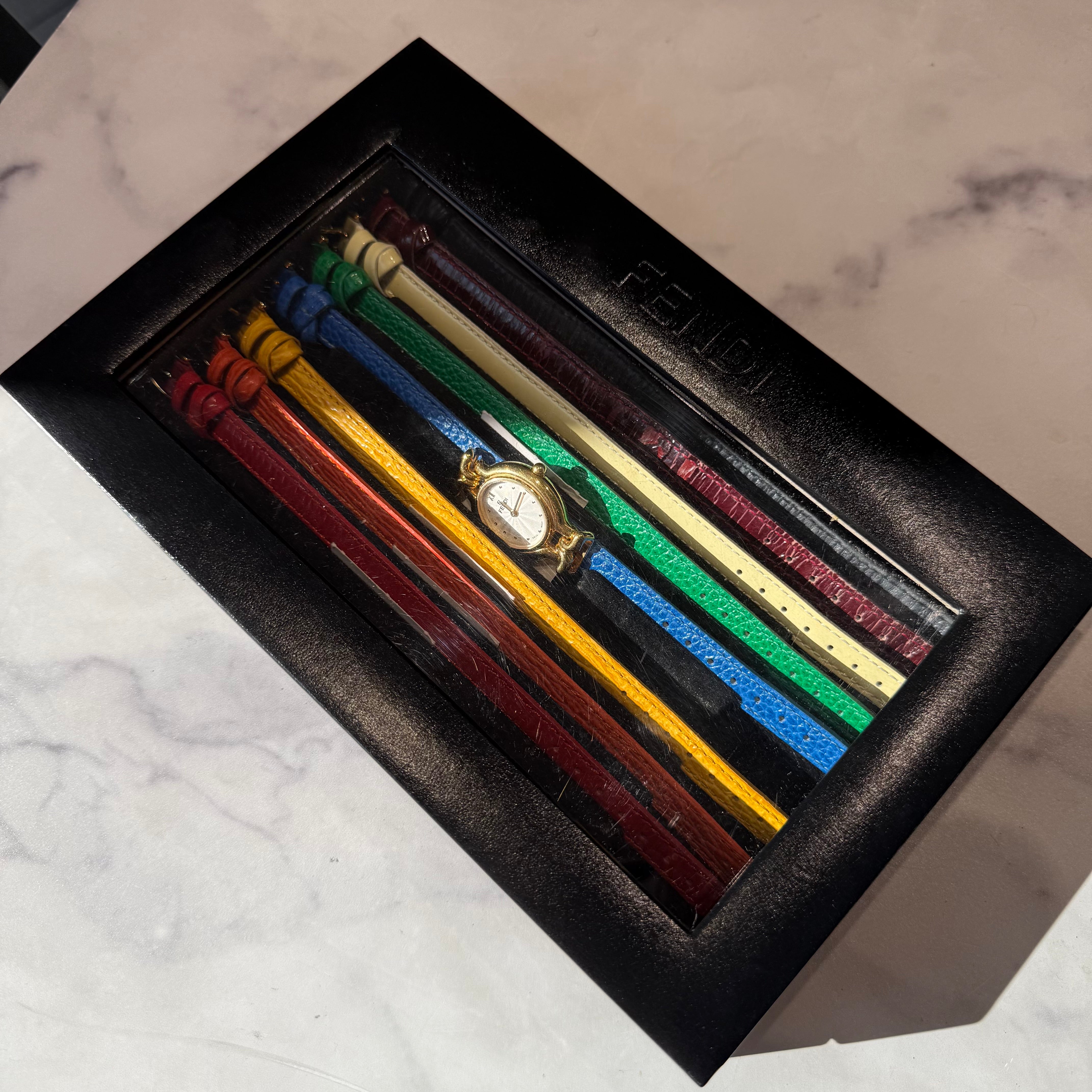 Fendi 640L Chameleon Watch With Eight Interchangeable Straps -  Replica Handbags 